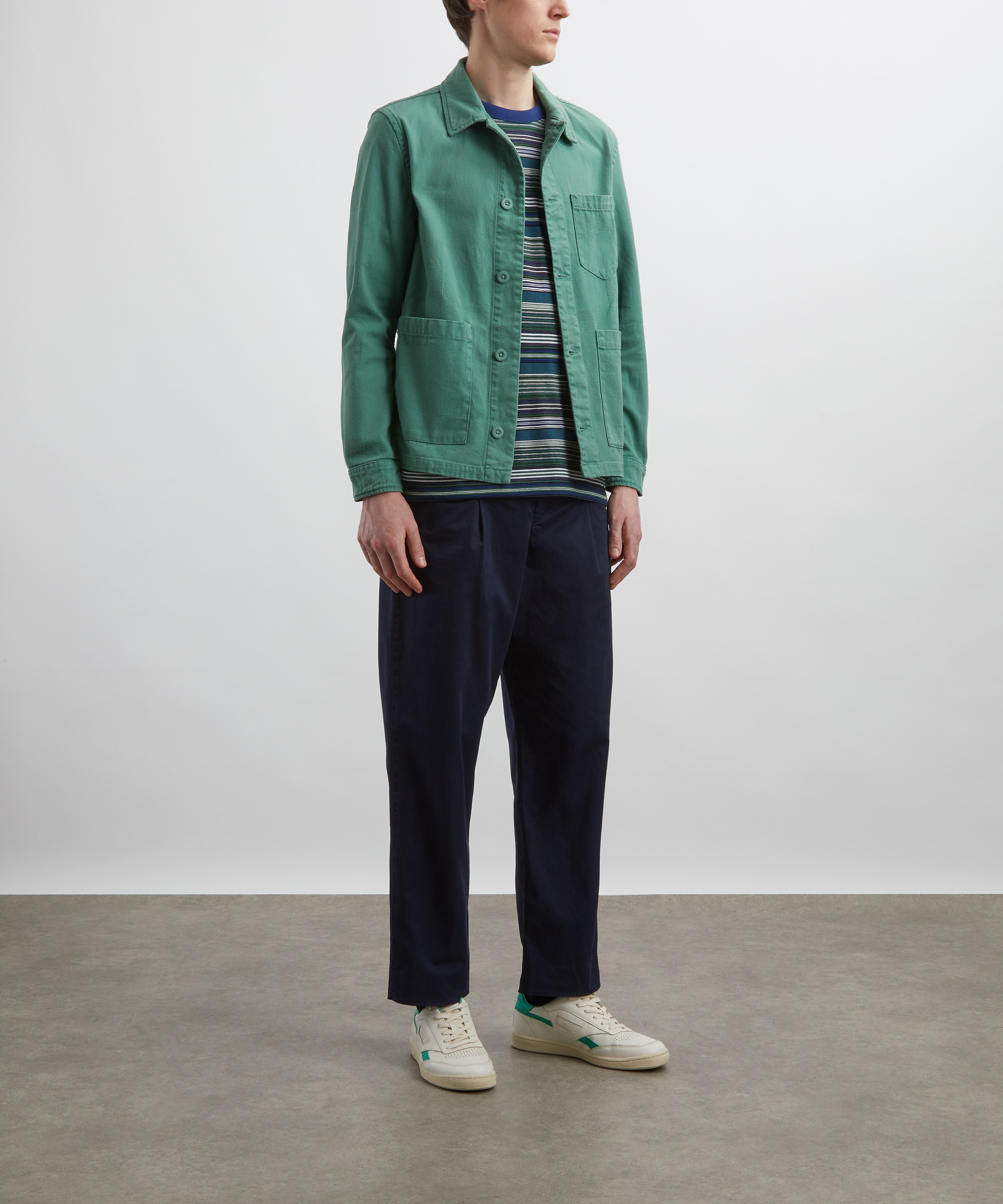 PS Paul Smith - Green Casual Fit Shirt Jacket image number 1