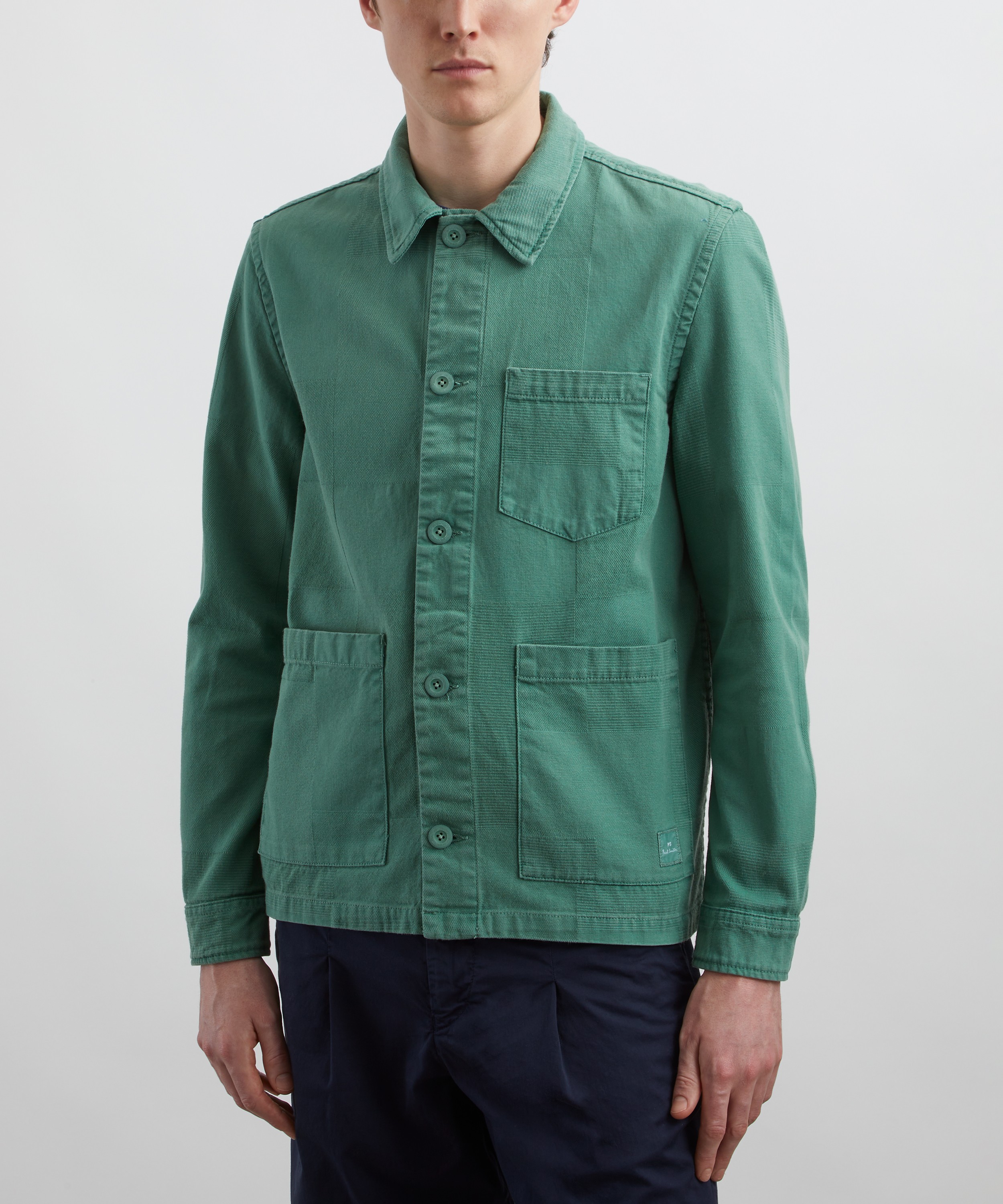 PS Paul Smith - Green Casual Fit Shirt Jacket image number 2