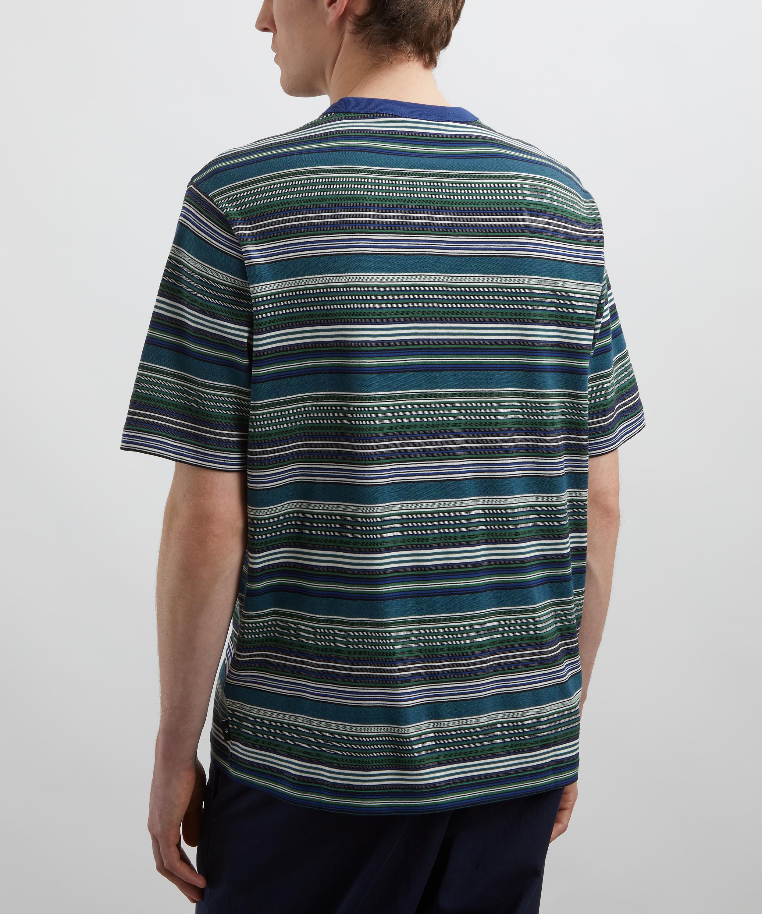 PS Paul Smith - Multi Yarn-Dye Stripe T-Shirt image number 3