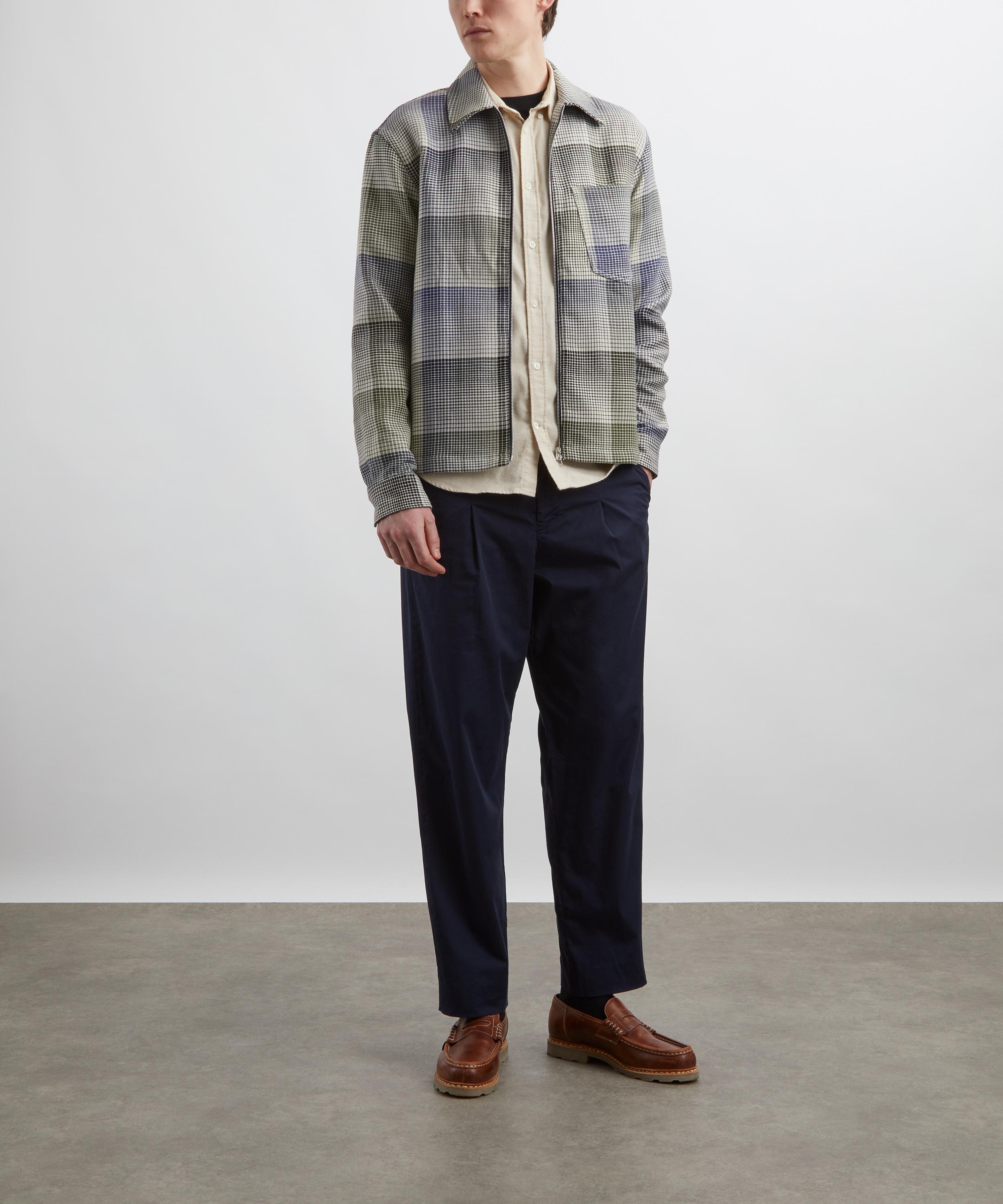 PS Paul Smith - Double-Face Check Cotton Overshirt image number 1