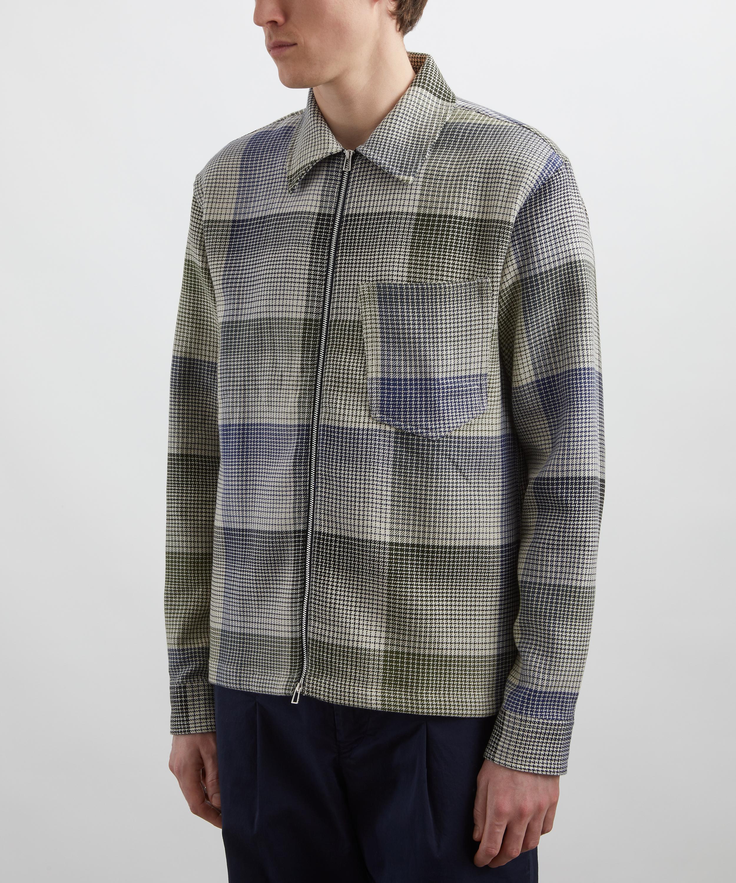 PS Paul Smith - Double-Face Check Cotton Overshirt image number 2