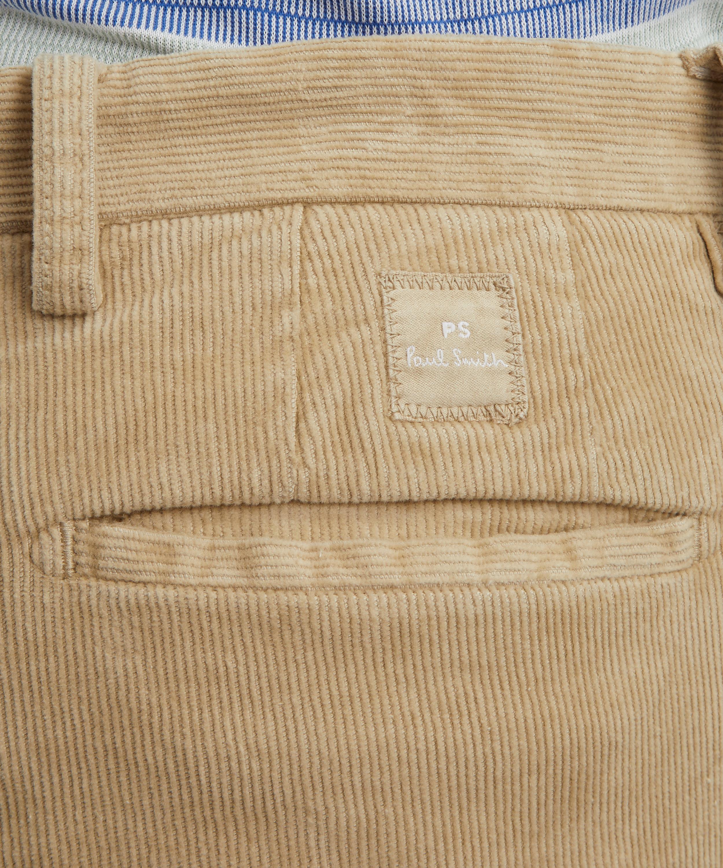 PS Paul Smith - Wide Leg Corduroy Chino Trousers image number 4