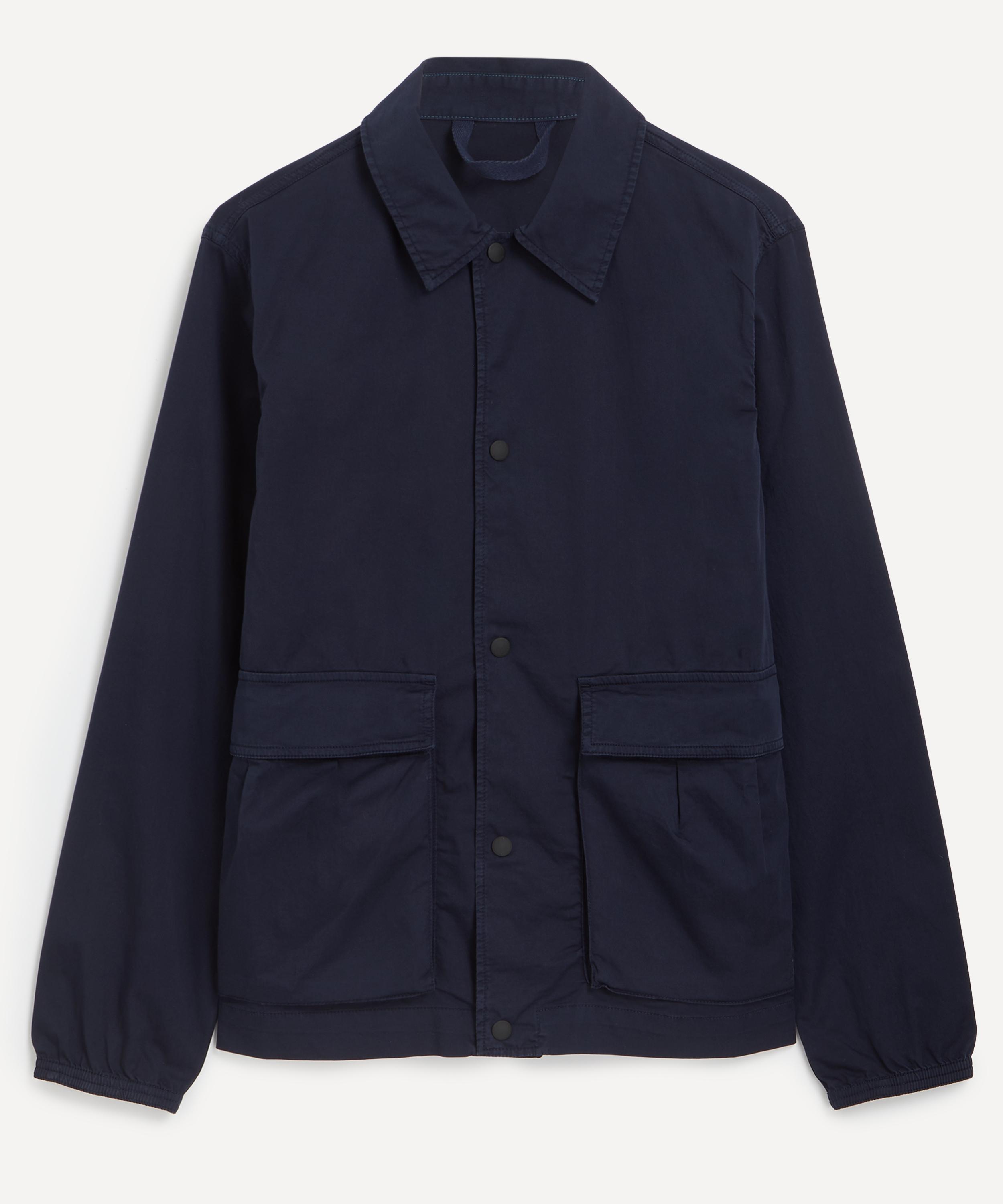 PS Paul Smith - Navy Cotton-Sateen Work Jacket image number 0