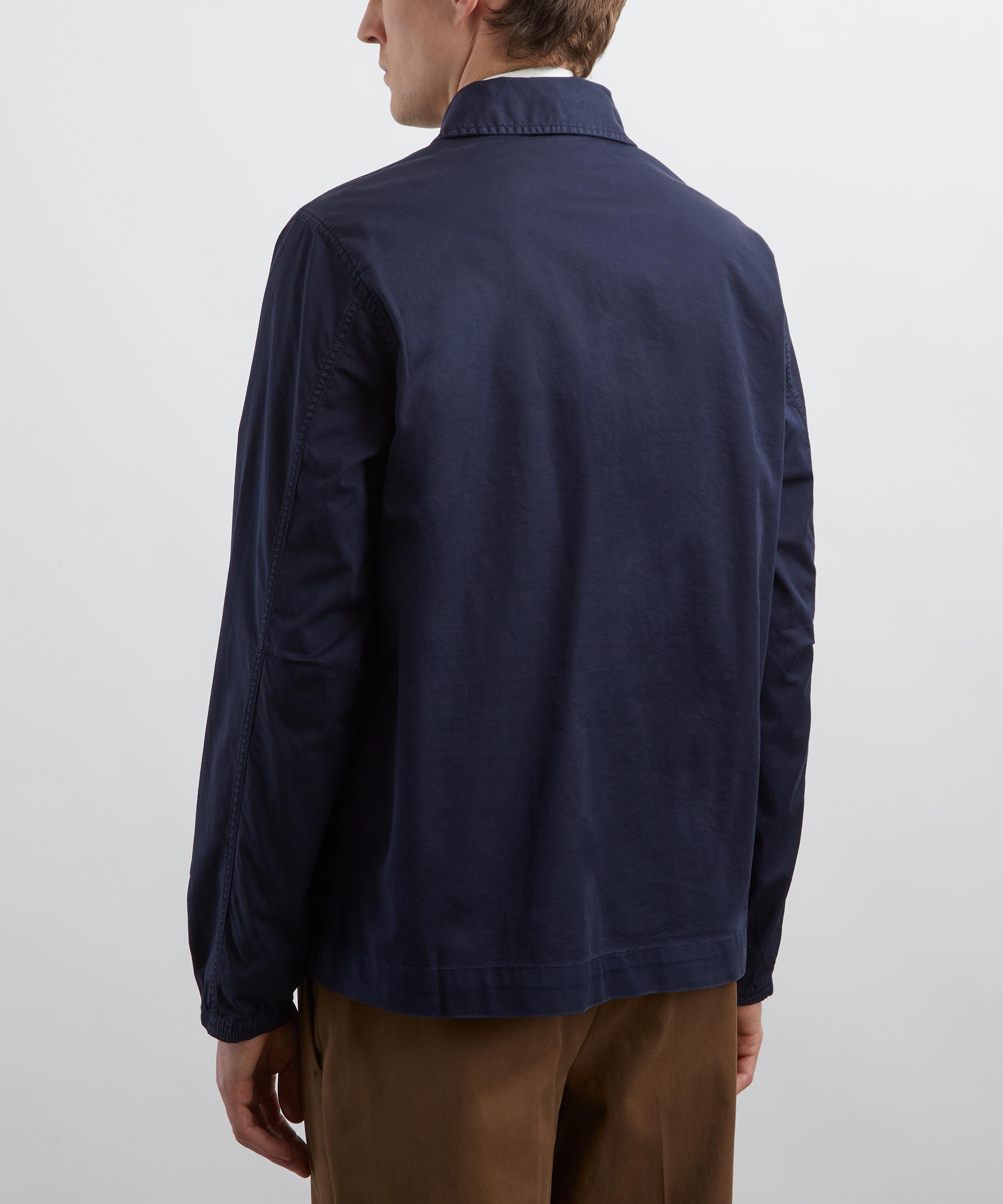 PS Paul Smith - Navy Cotton-Sateen Work Jacket image number 3