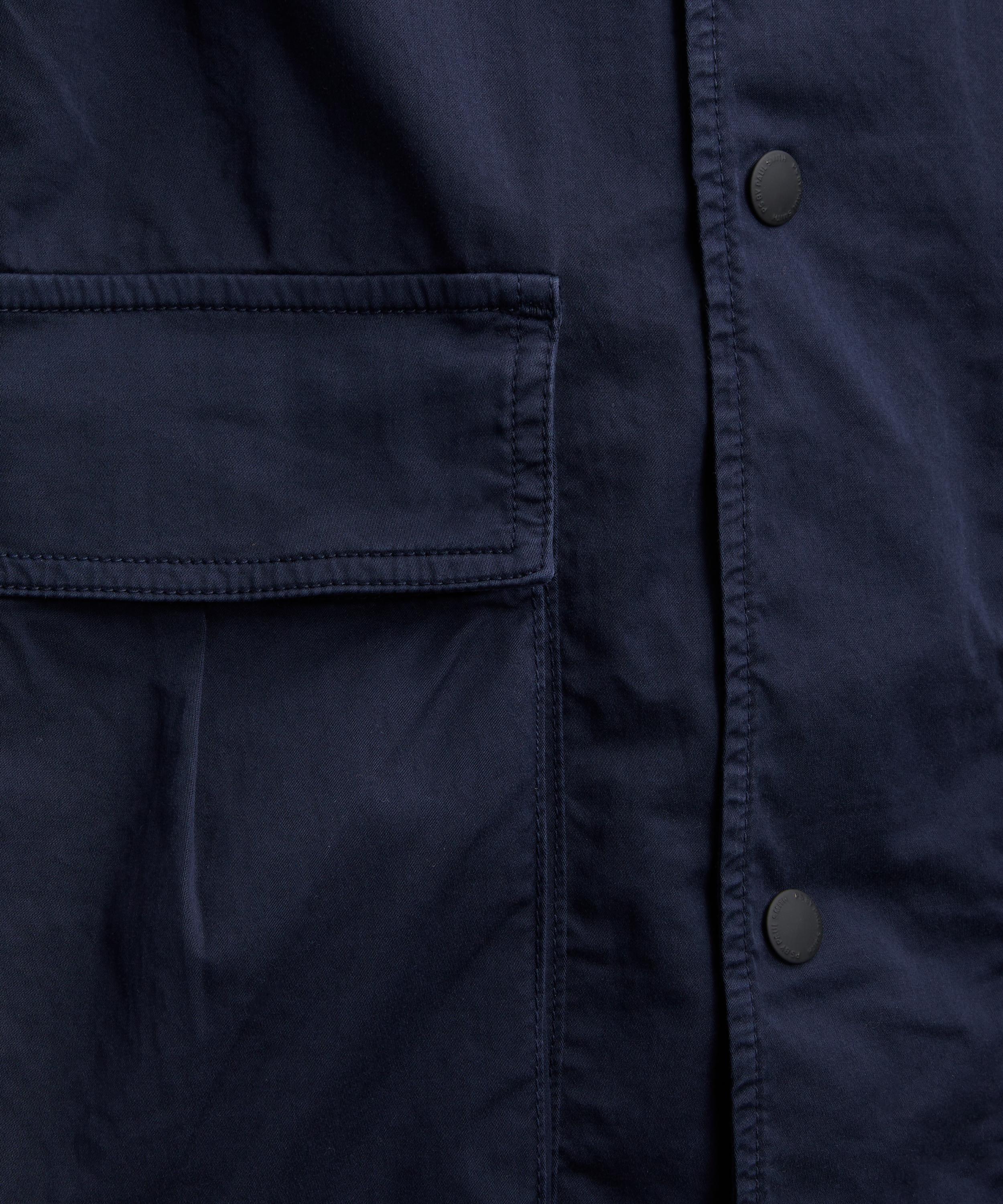 PS Paul Smith - Navy Cotton-Sateen Work Jacket image number 4