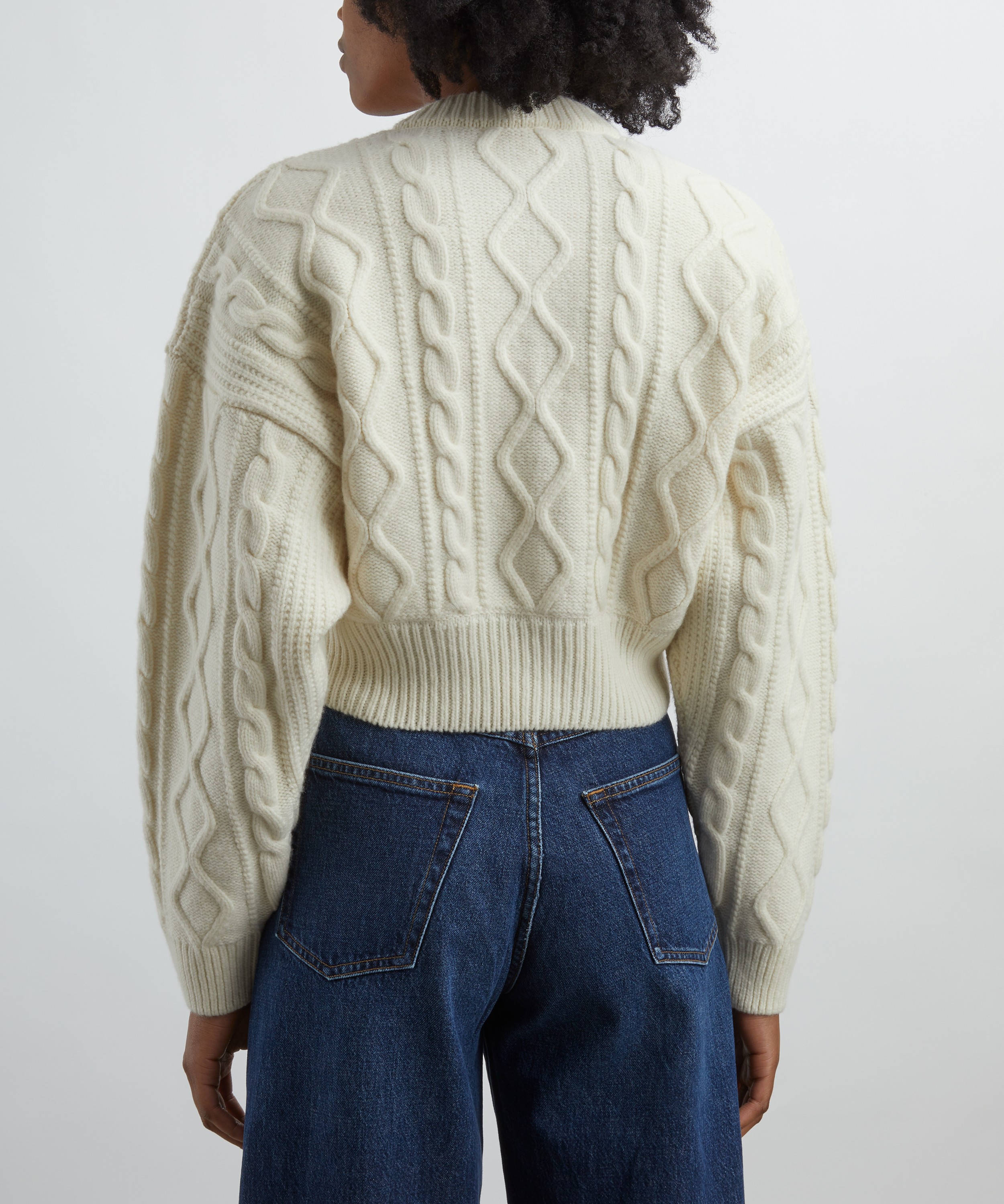 Frame - Cable Wool Cardigan image number 3