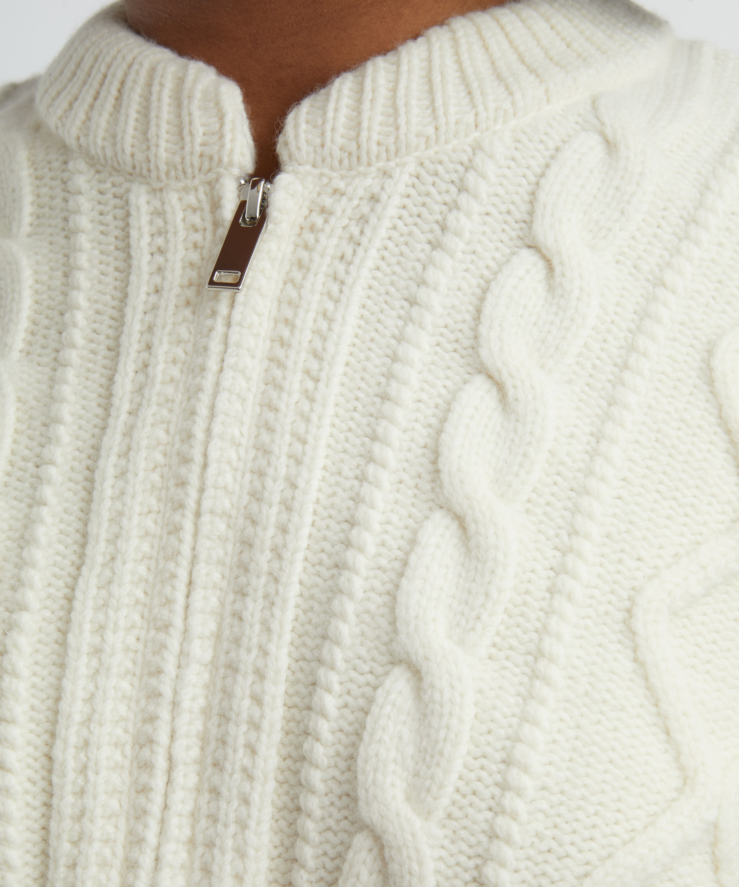 Frame - Cable Wool Cardigan image number 4