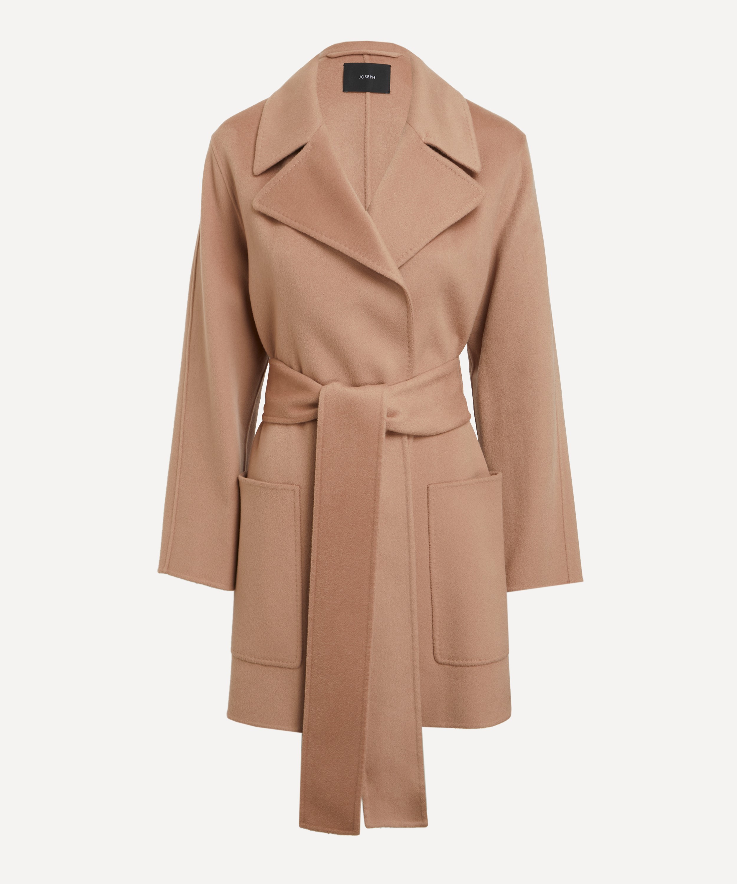 Joseph - Pink Clemence Double Face Wool-Cashmere Coat image number 0