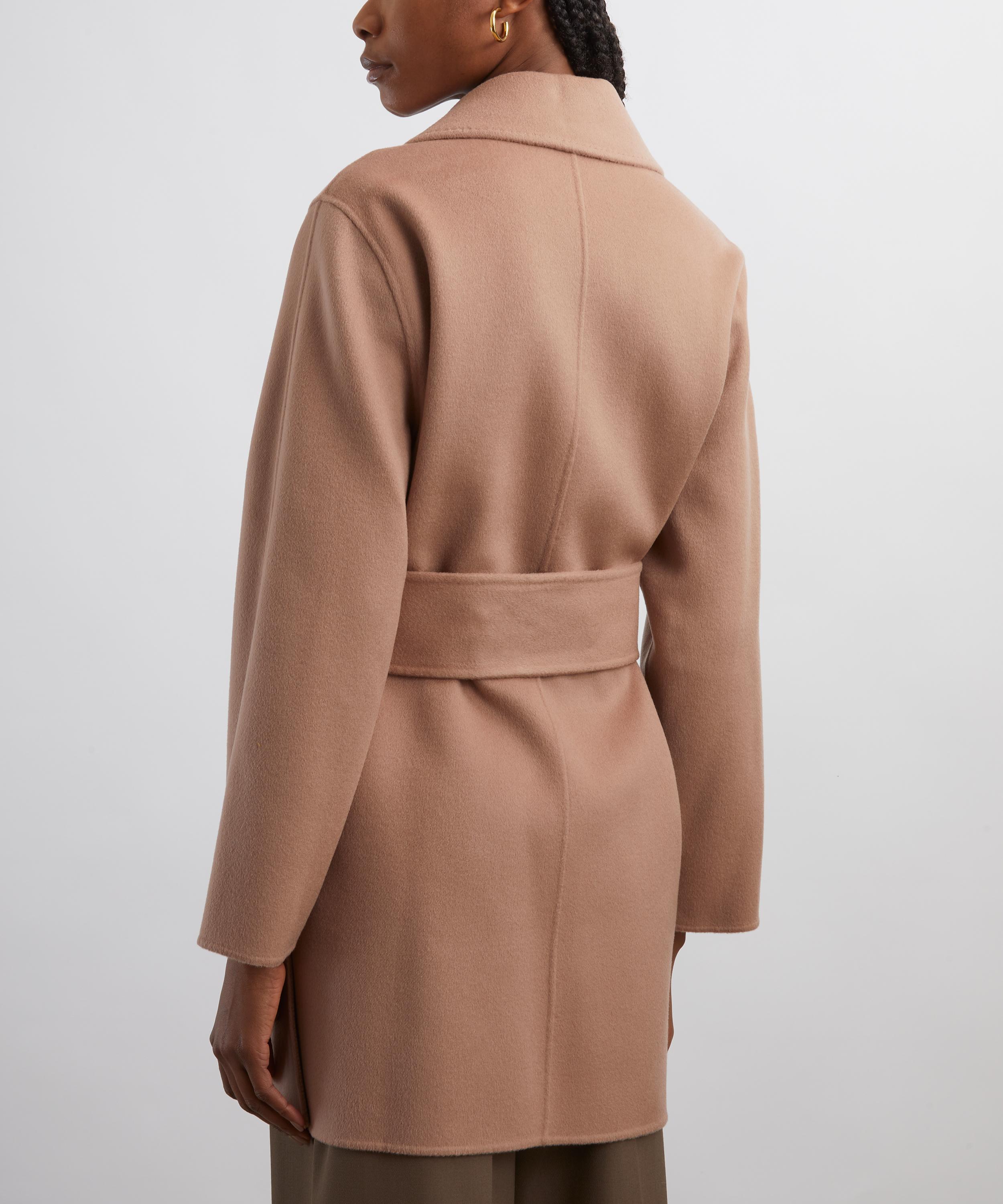 Joseph - Pink Clemence Double Face Wool-Cashmere Coat image number 3