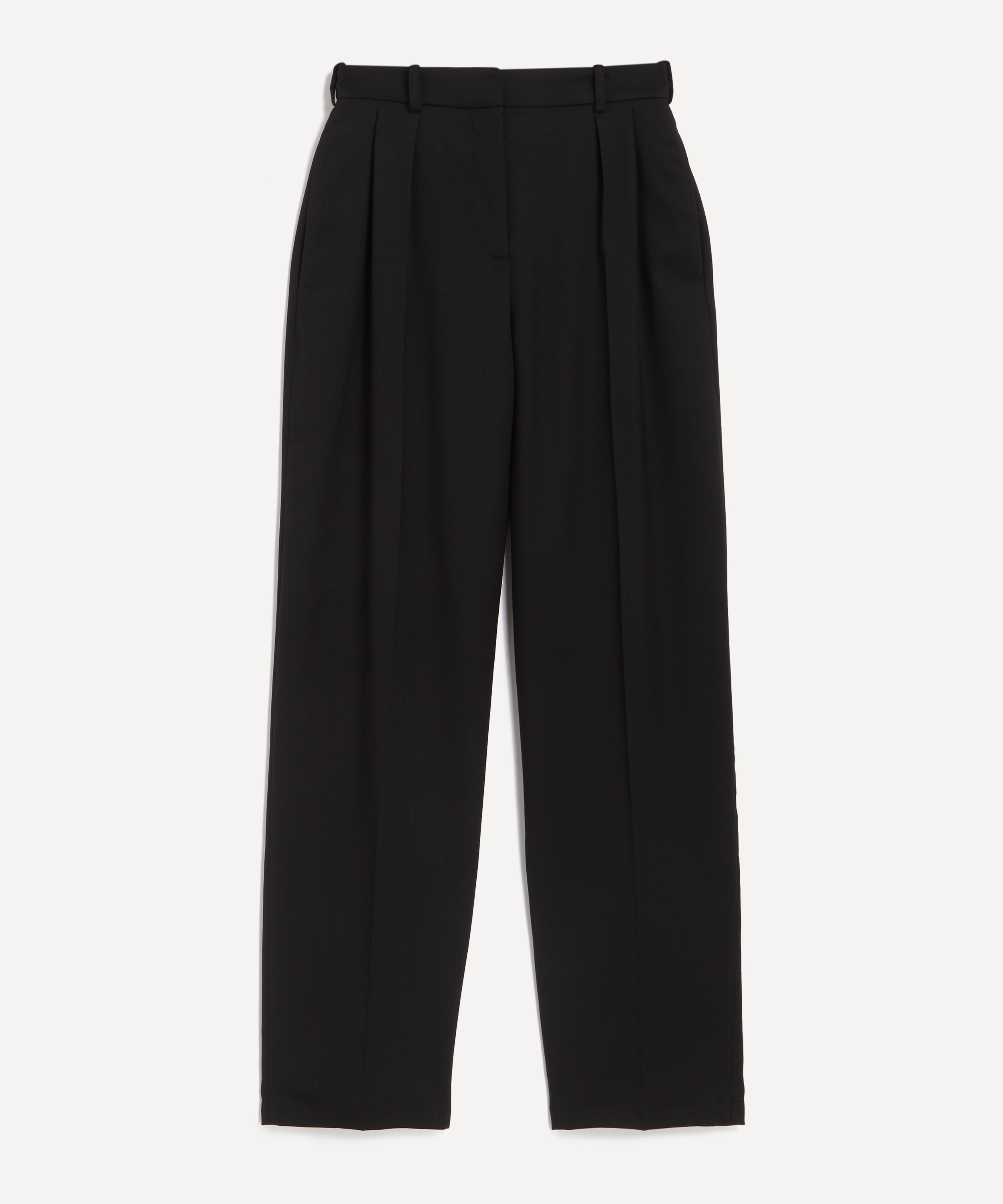 Joseph - Black Buckle Tailoring Crepe Trousers image number 0