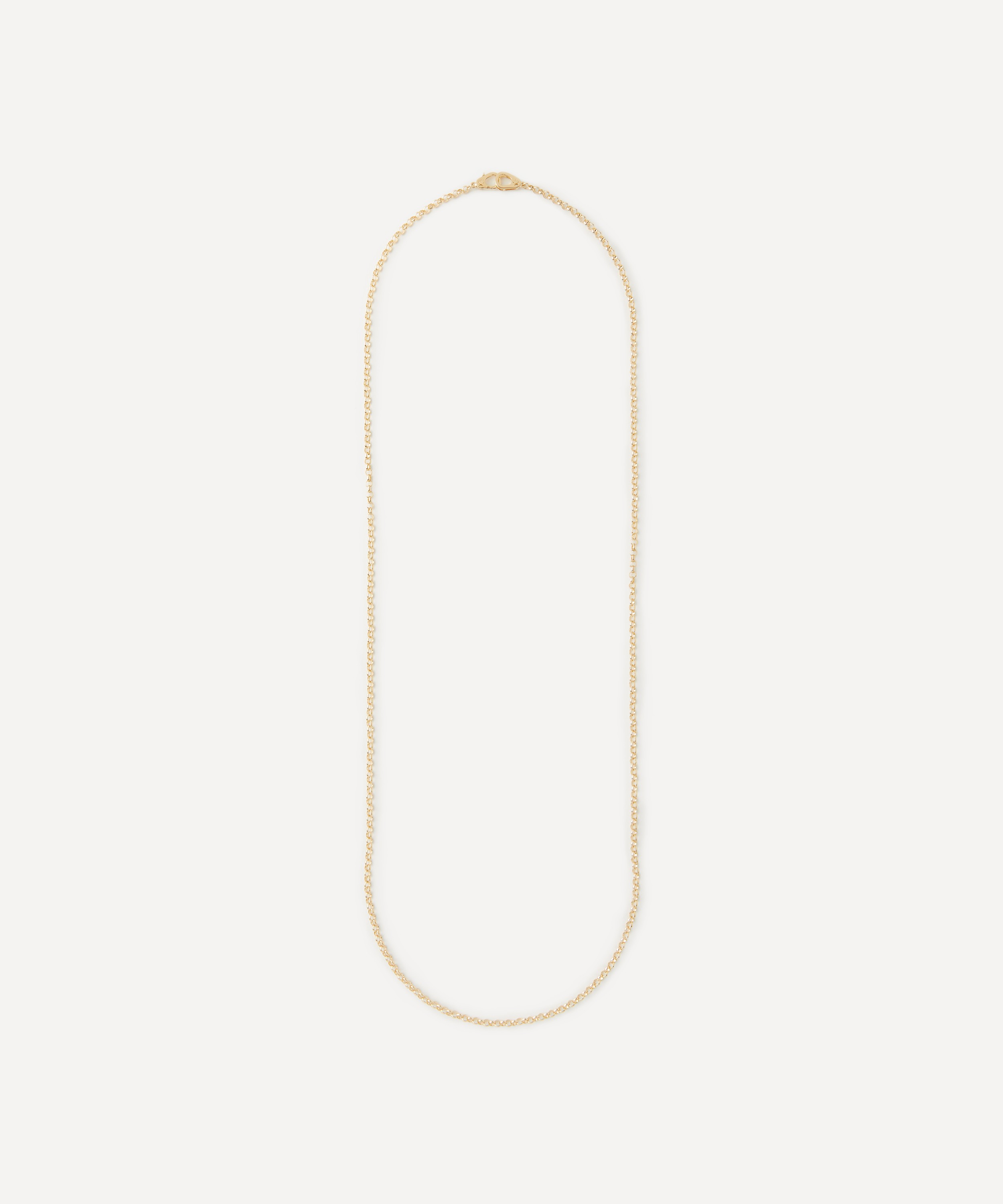 FoundRae - 18ct Gold Sister Hook Medium Belcher Chain Necklace image number 0