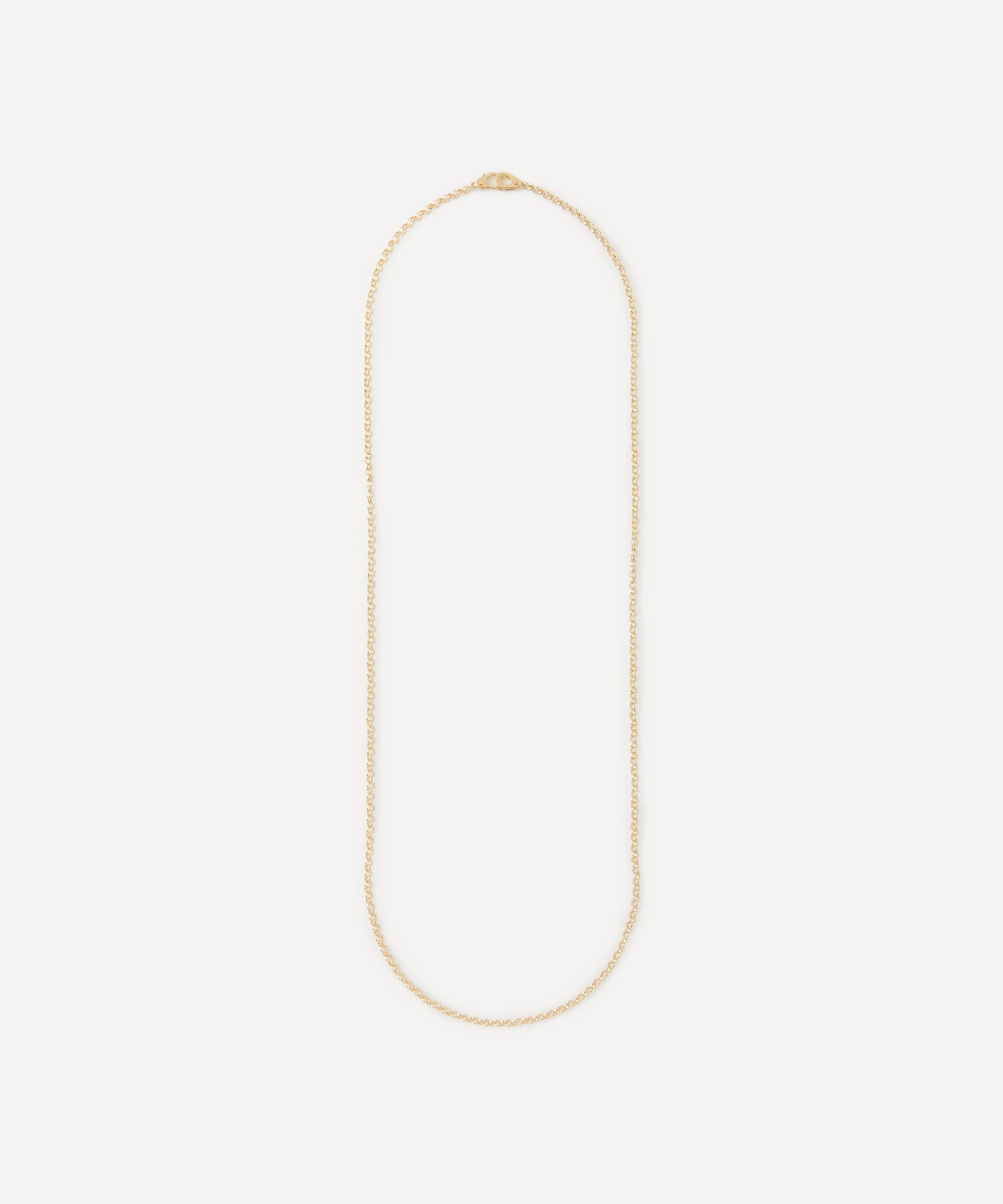 FoundRae - 18ct Gold Sister Hook Medium Belcher Chain Necklace image number 0