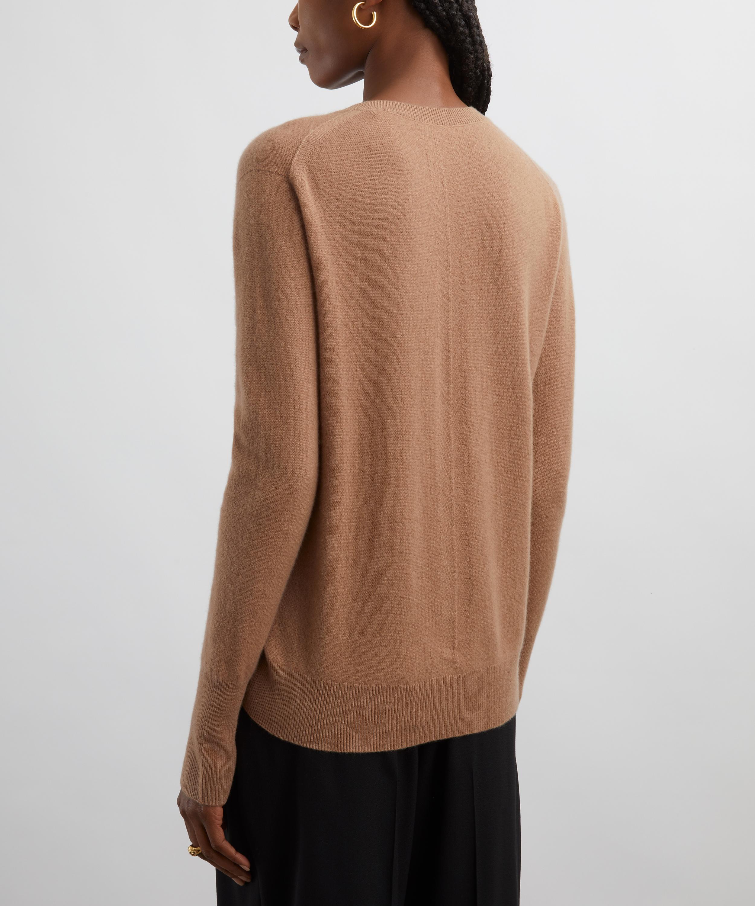 Joseph - Light Pure Cashmere V-Neck Jumper image number 3