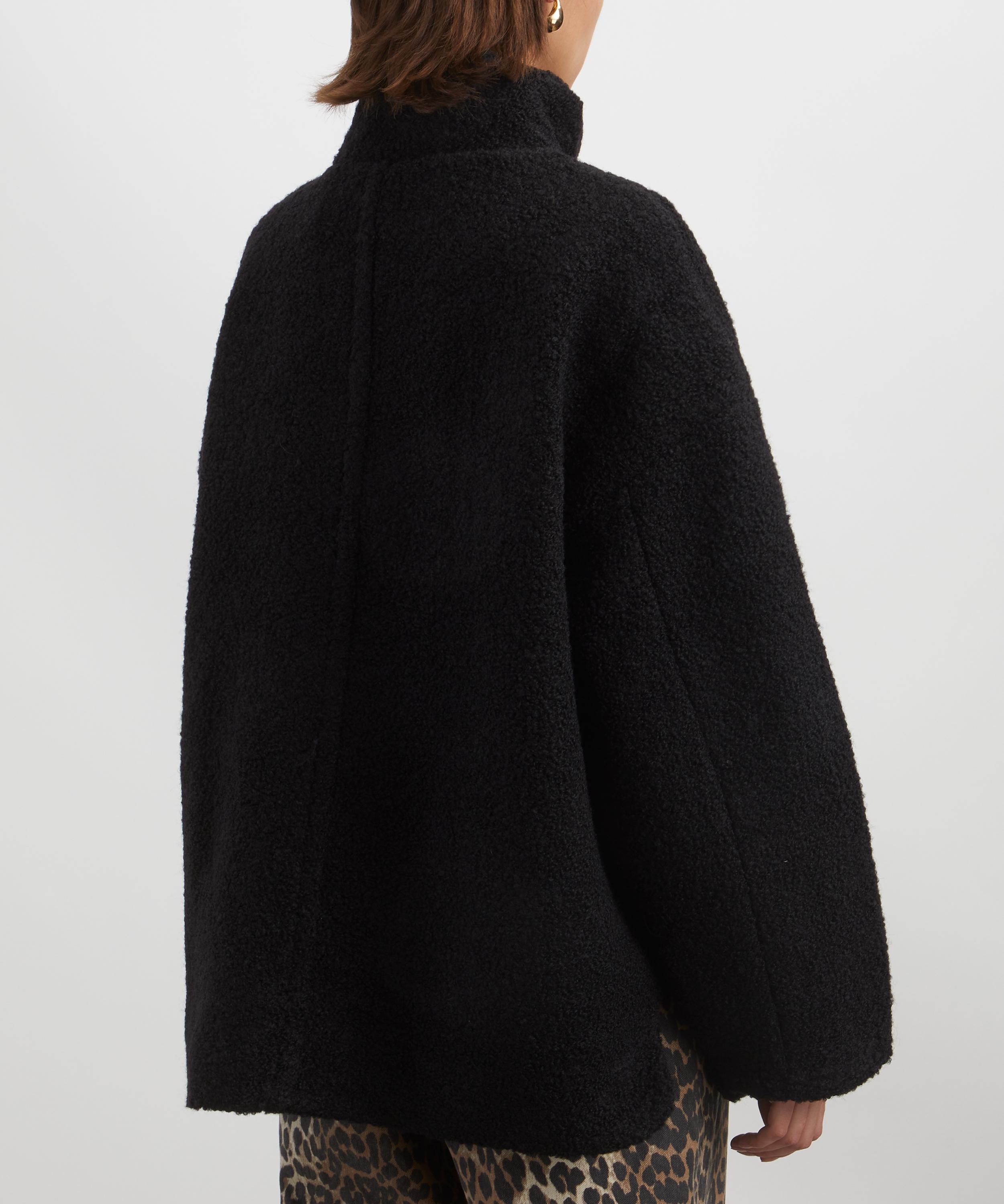 Ganni - Black Boucle Jacket image number 3