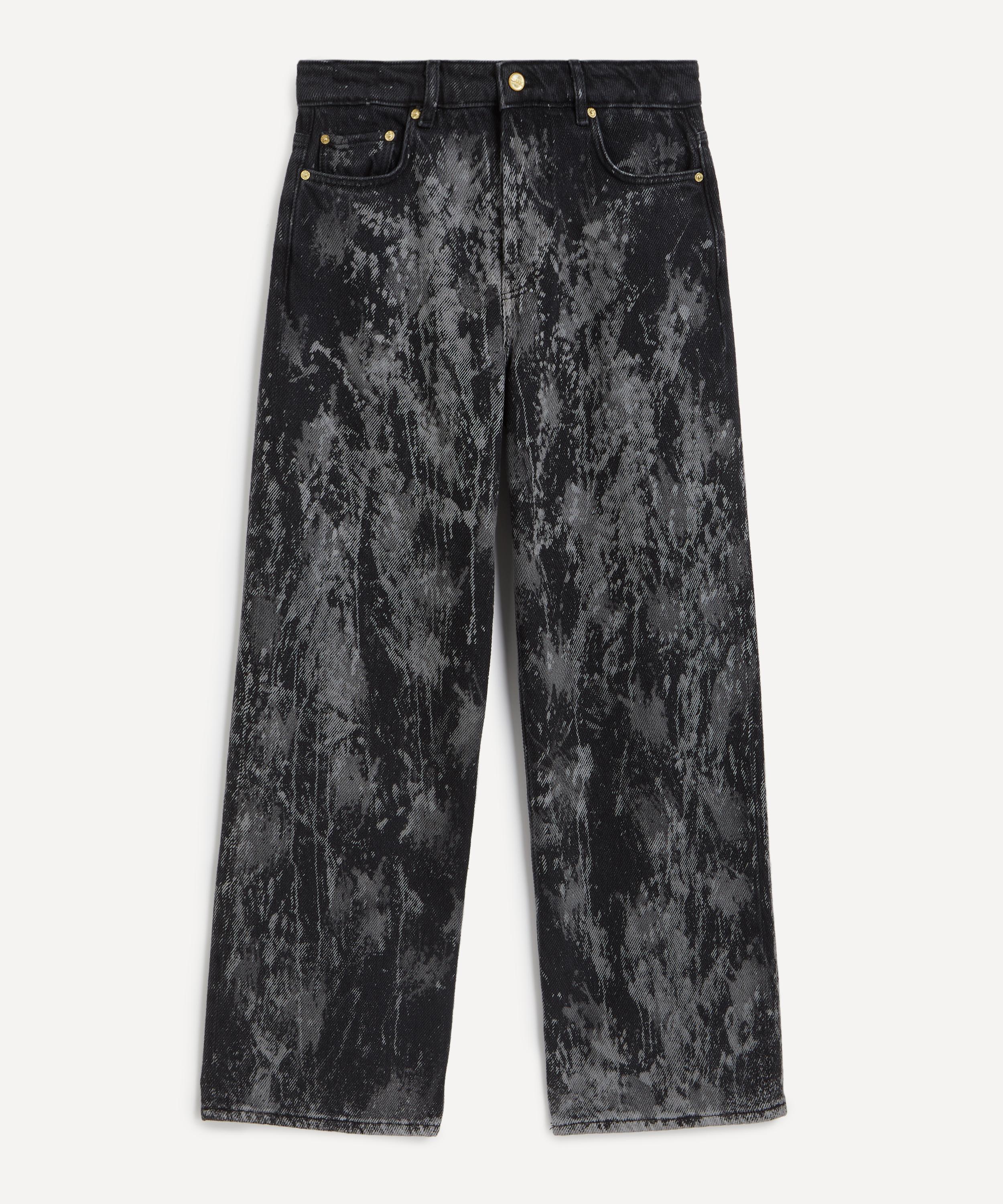Ganni - Black Heavy Denim Izey Jeans image number 0