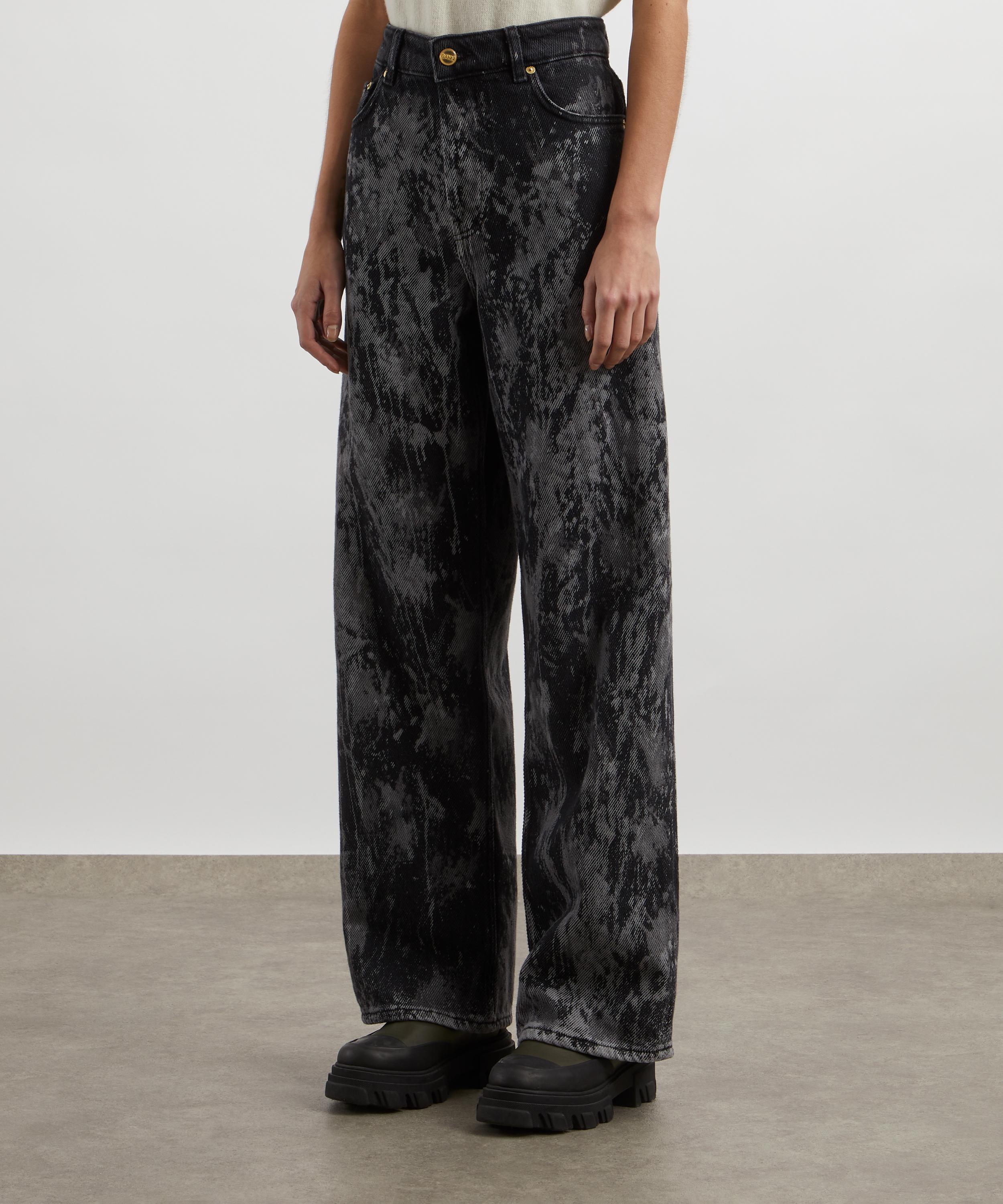 Ganni - Black Heavy Denim Izey Jeans image number 2