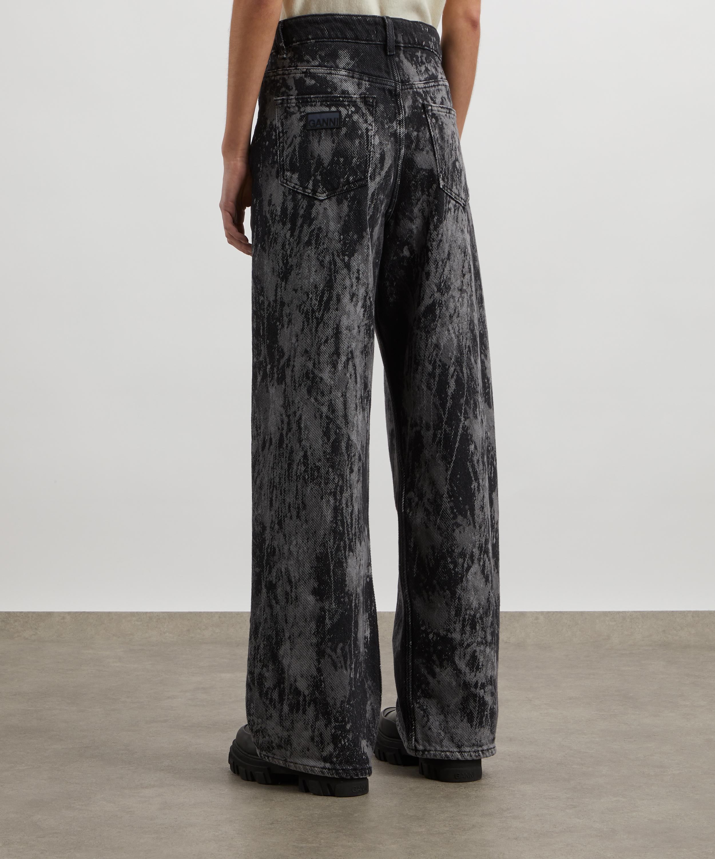 Ganni - Black Heavy Denim Izey Jeans image number 3