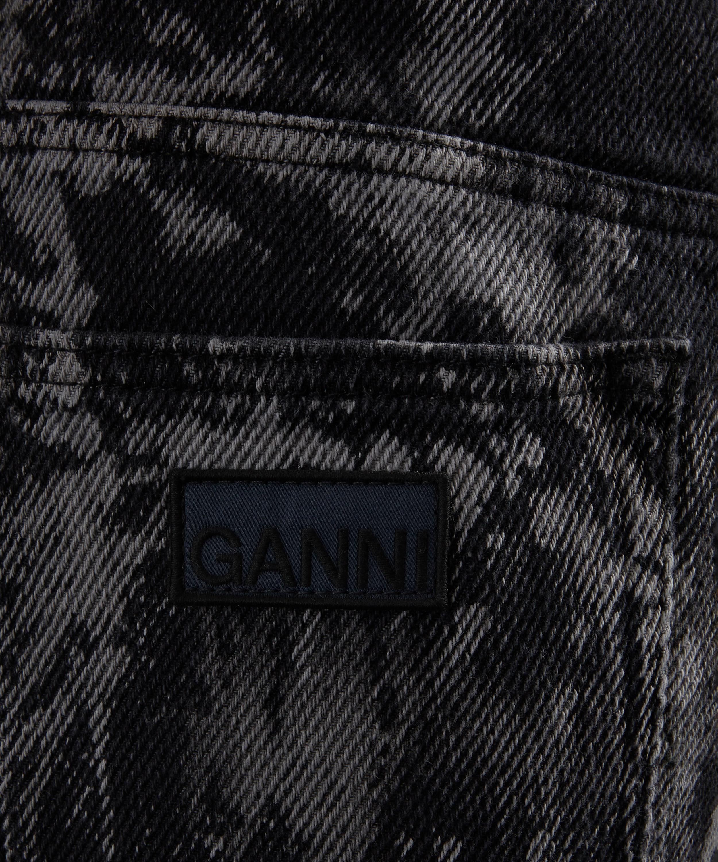 Ganni - Black Heavy Denim Izey Jeans image number 4
