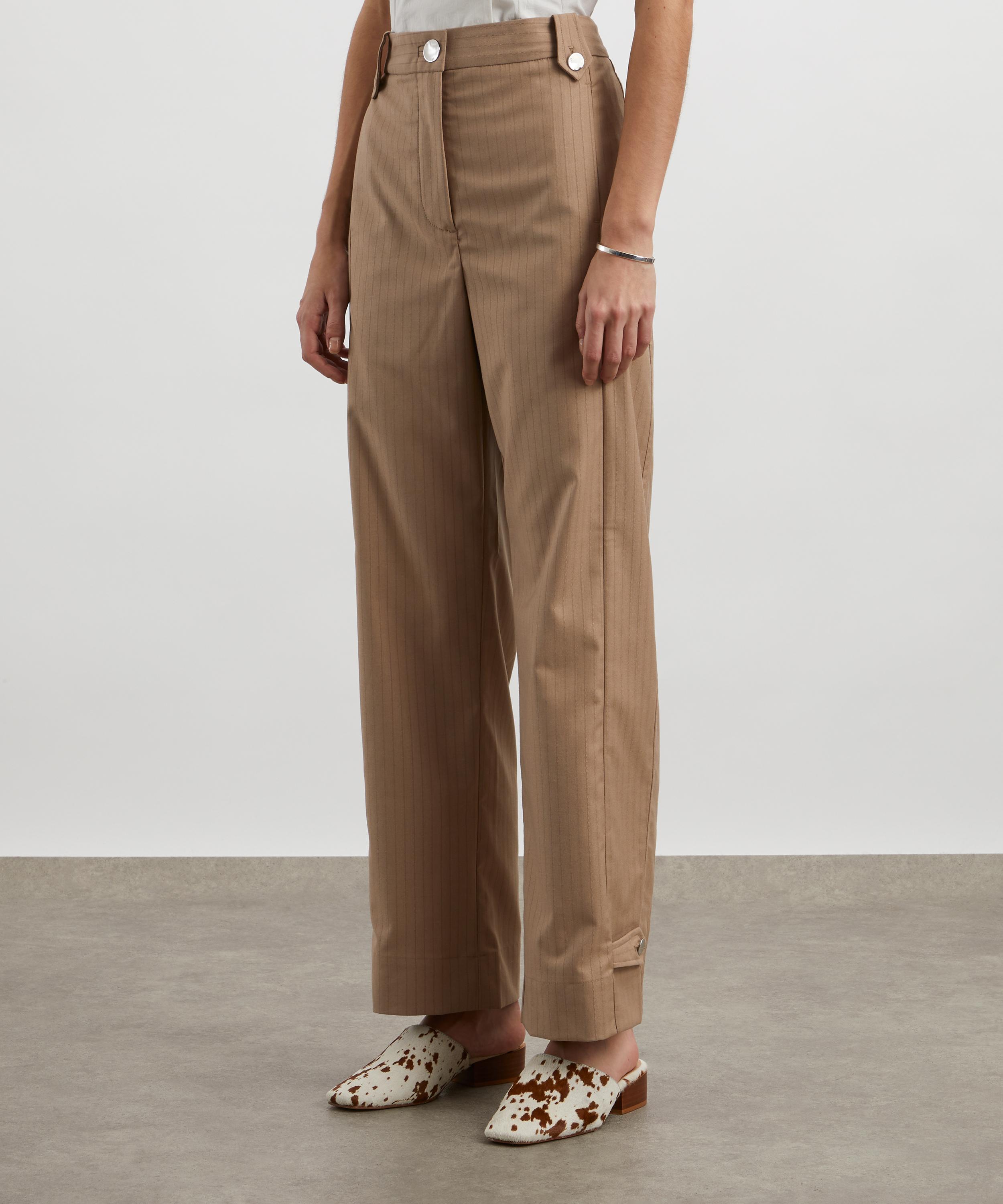 Ganni - Melange Stripe Suit Trousers image number 2