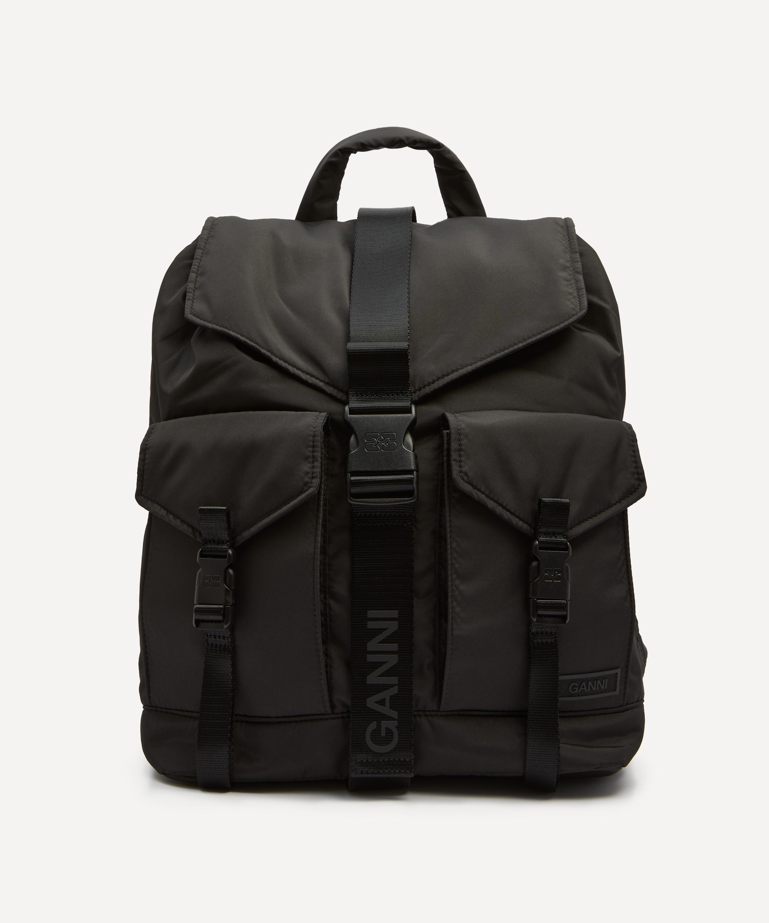 Ganni - Black Tech Backpack image number 0