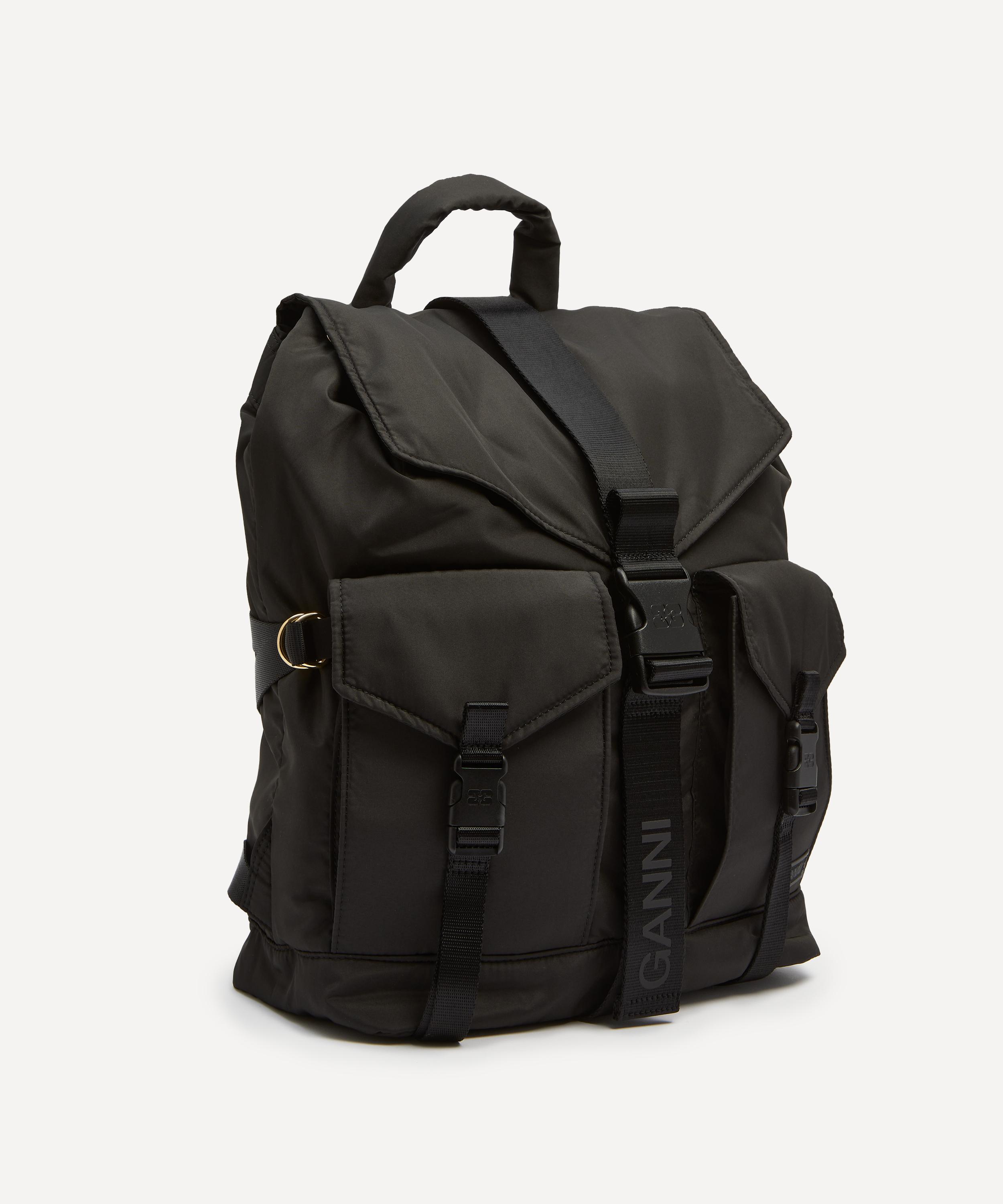 Ganni - Black Tech Backpack image number 2