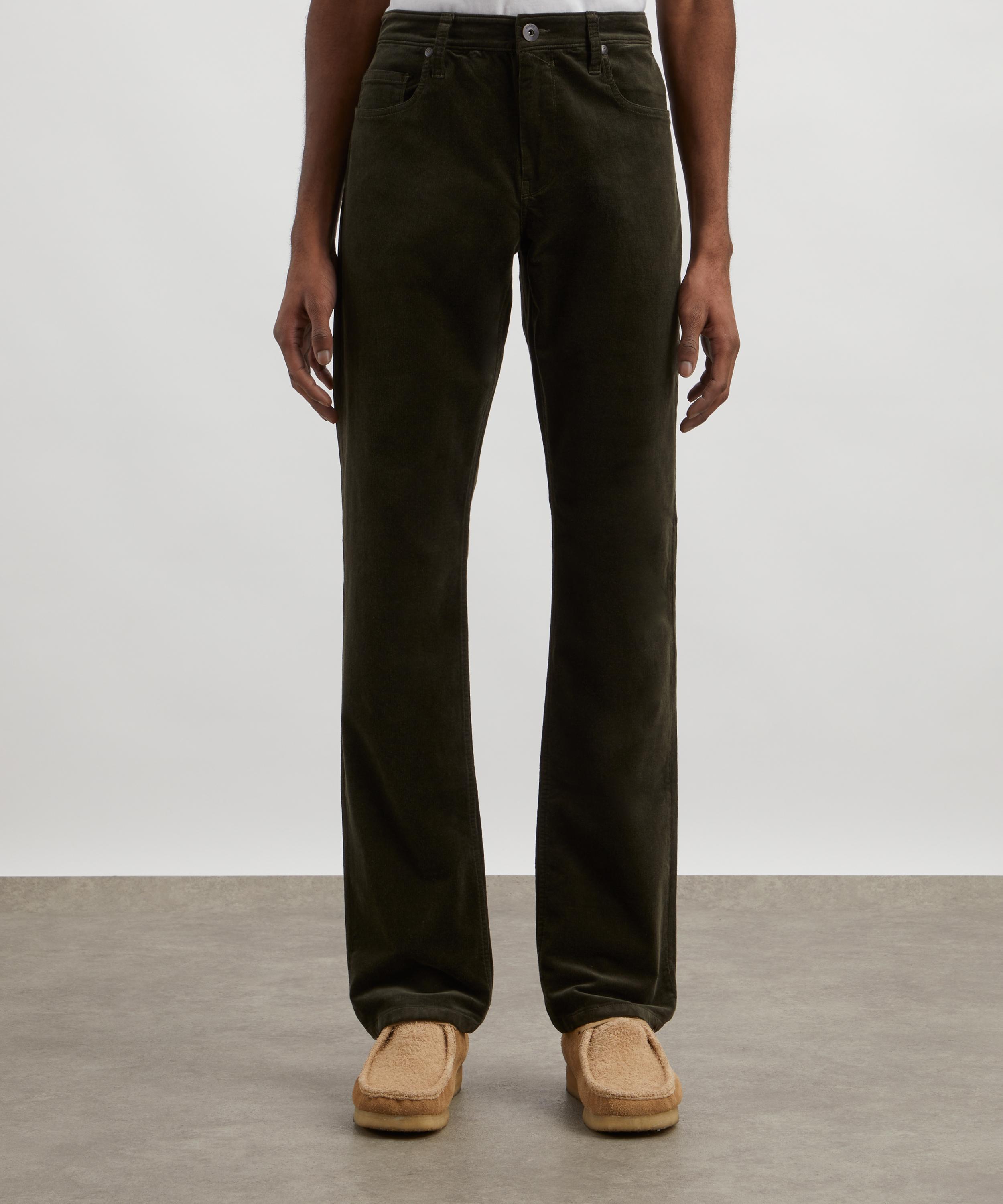 Paige - Federal Slim Straight Jeans in Shaded Glen Corduroy  image number 2