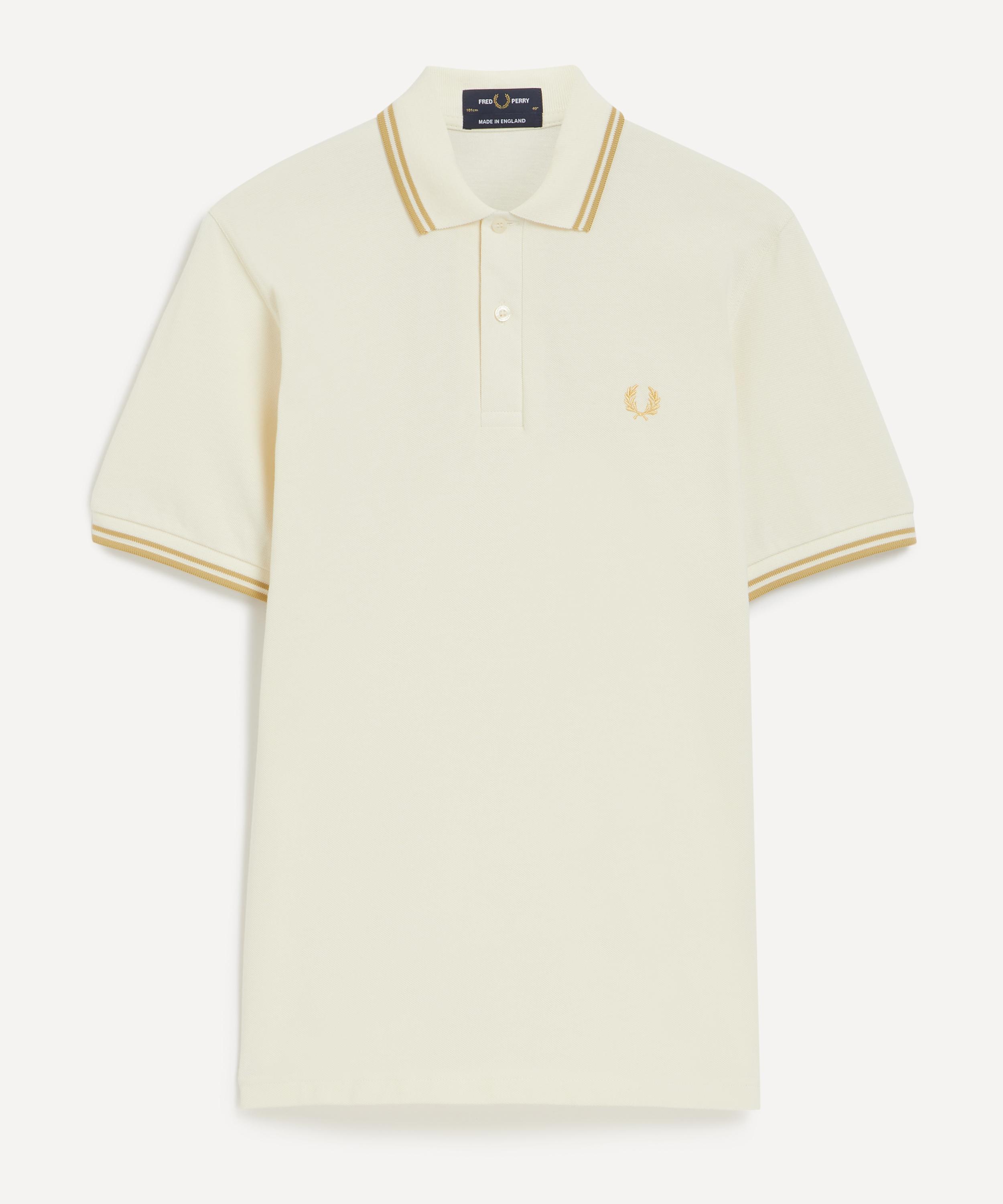 Fred Perry - Light Ecru M12 Twin Tipped Polo Shirt image number 0