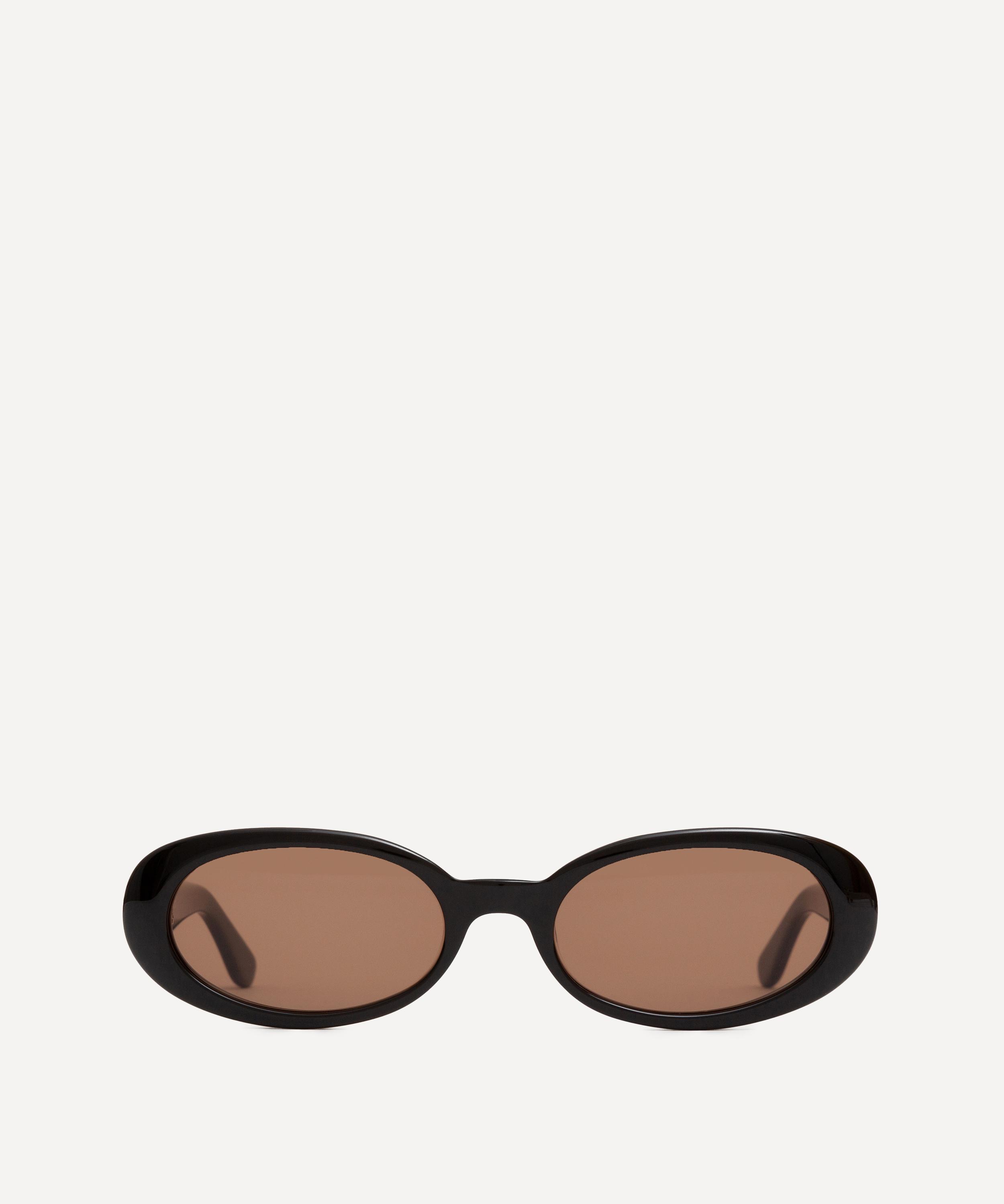 DMY Studios - Valentina Oval Black Sunglasses image number 0