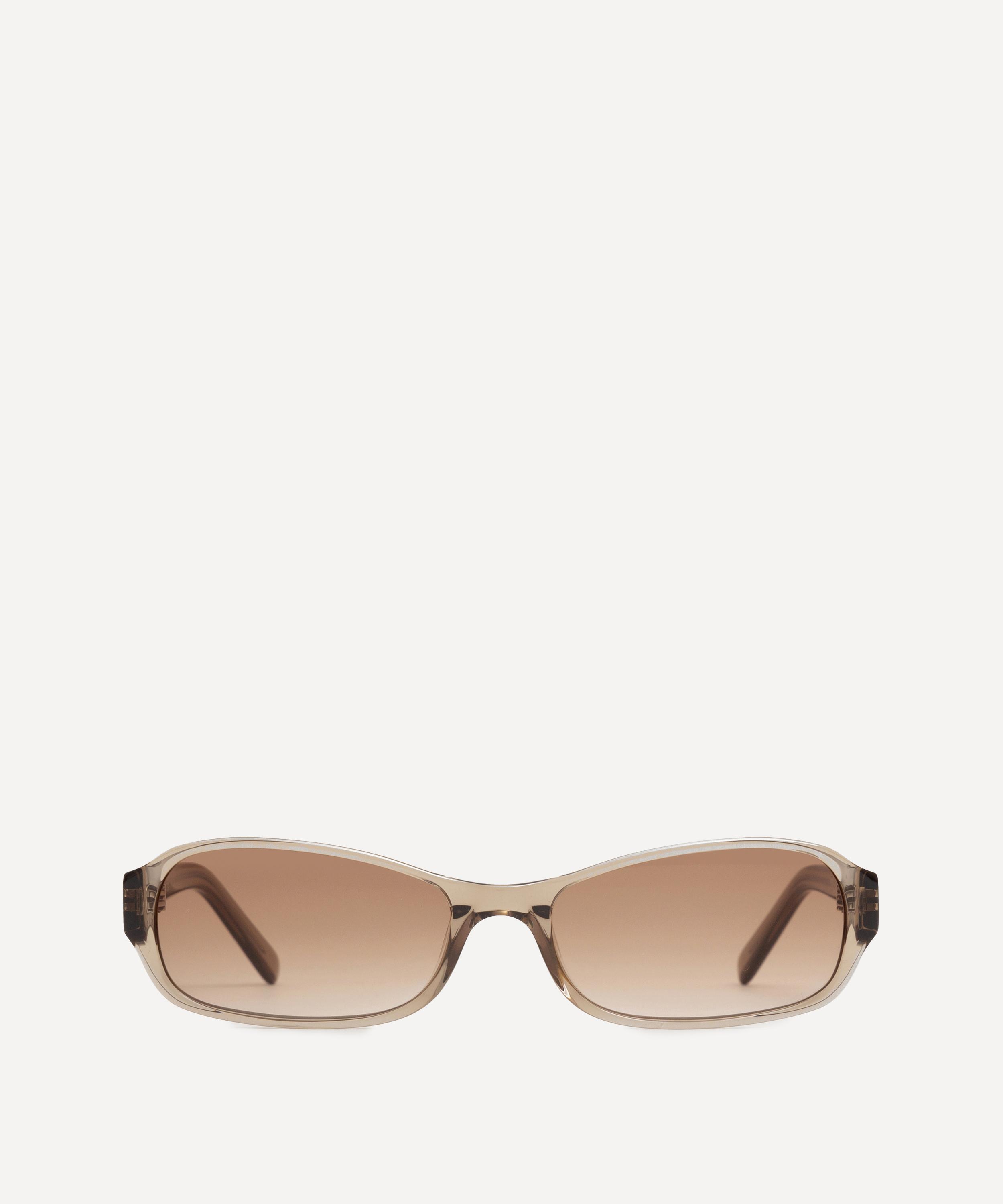 DMY Studios - Juno Rectangle Transparent Oyster Sunglasses image number 0