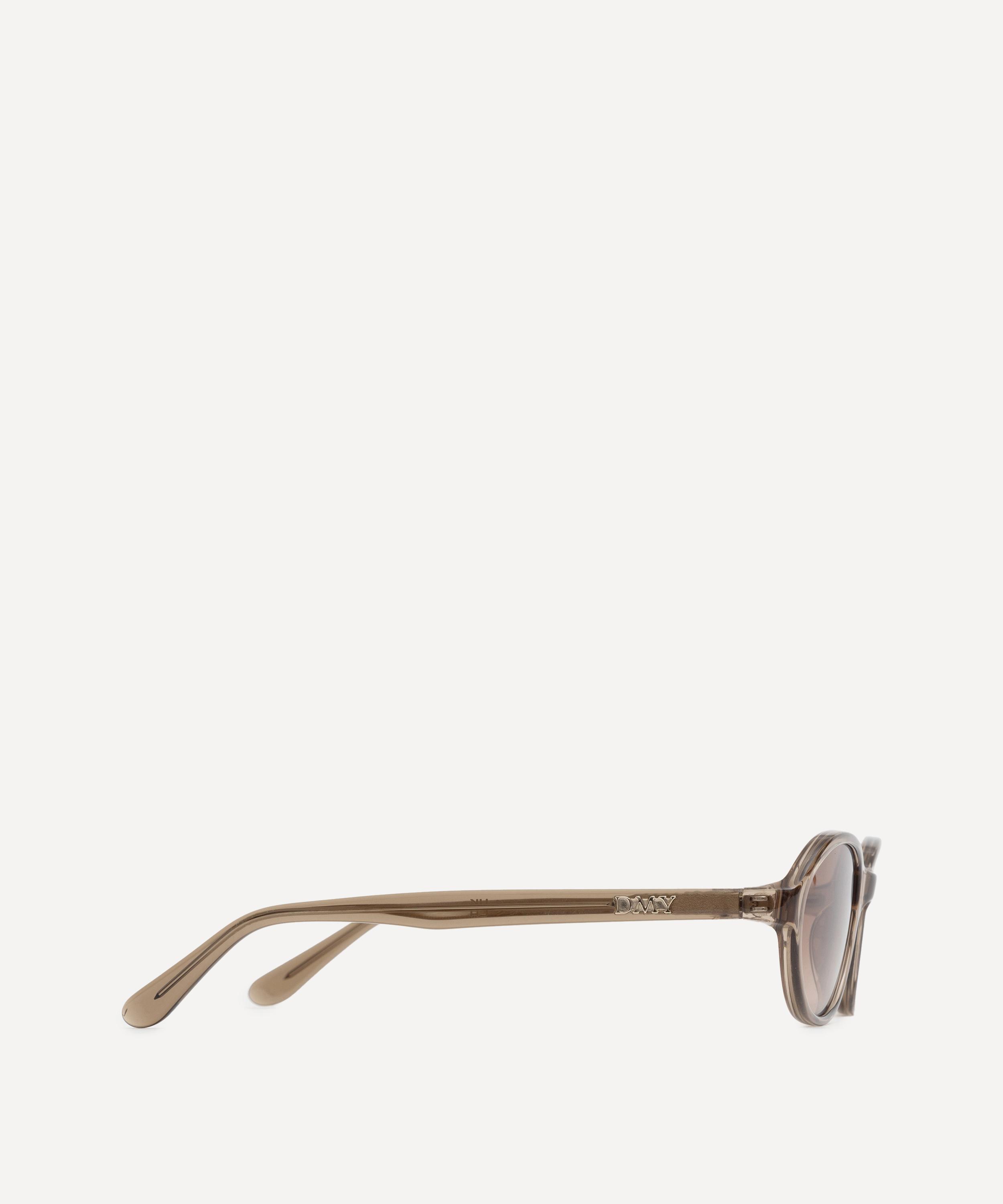 DMY Studios - Bibi Round Transparent Oyster Sunglasses image number 3