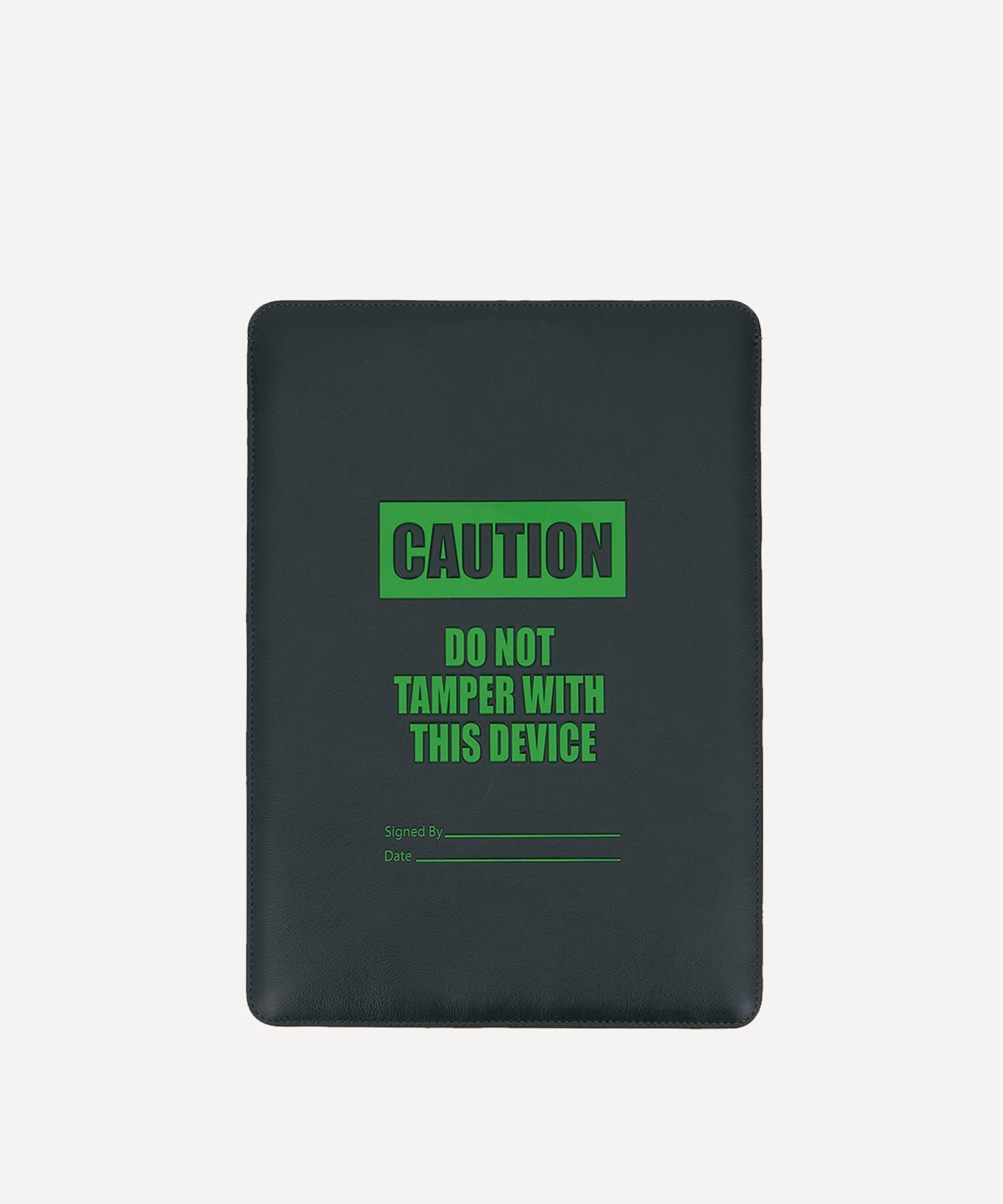 Anya Hindmarch - Caution Laptop Sleeve Case image number 0