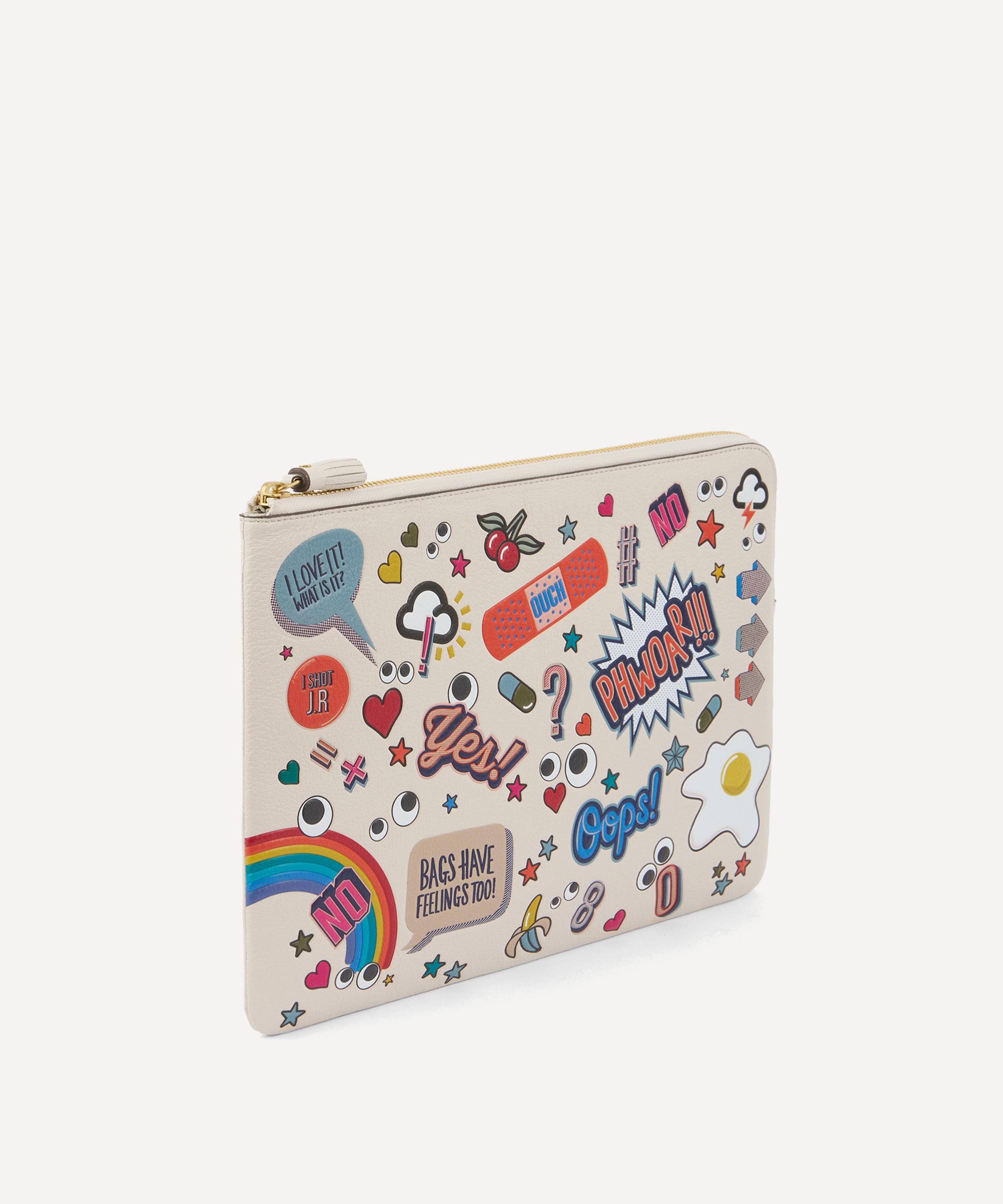 Anya Hindmarch - All Over Stickers Laptop Case image number 0