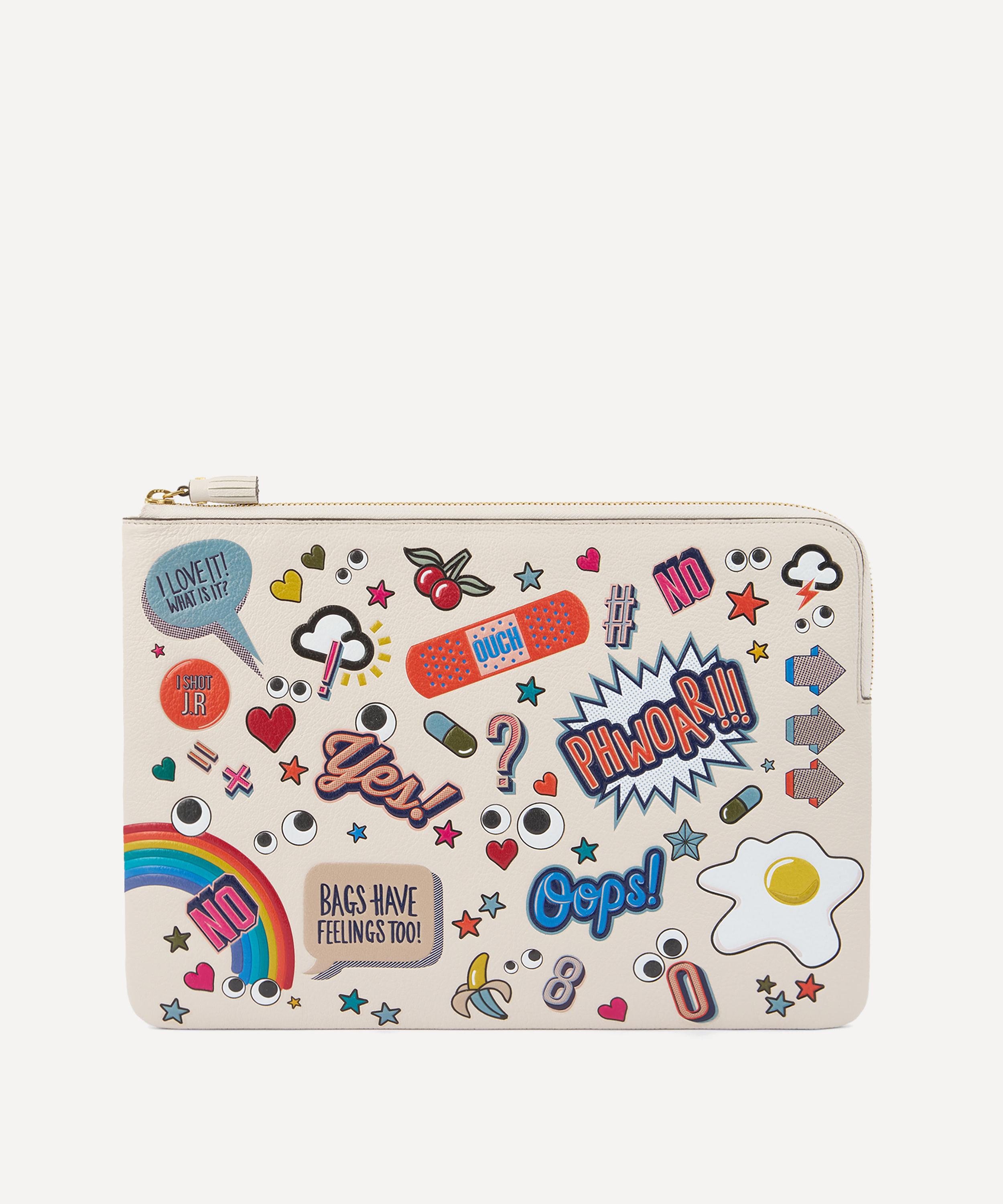 Anya Hindmarch - All Over Stickers Laptop Case image number 2