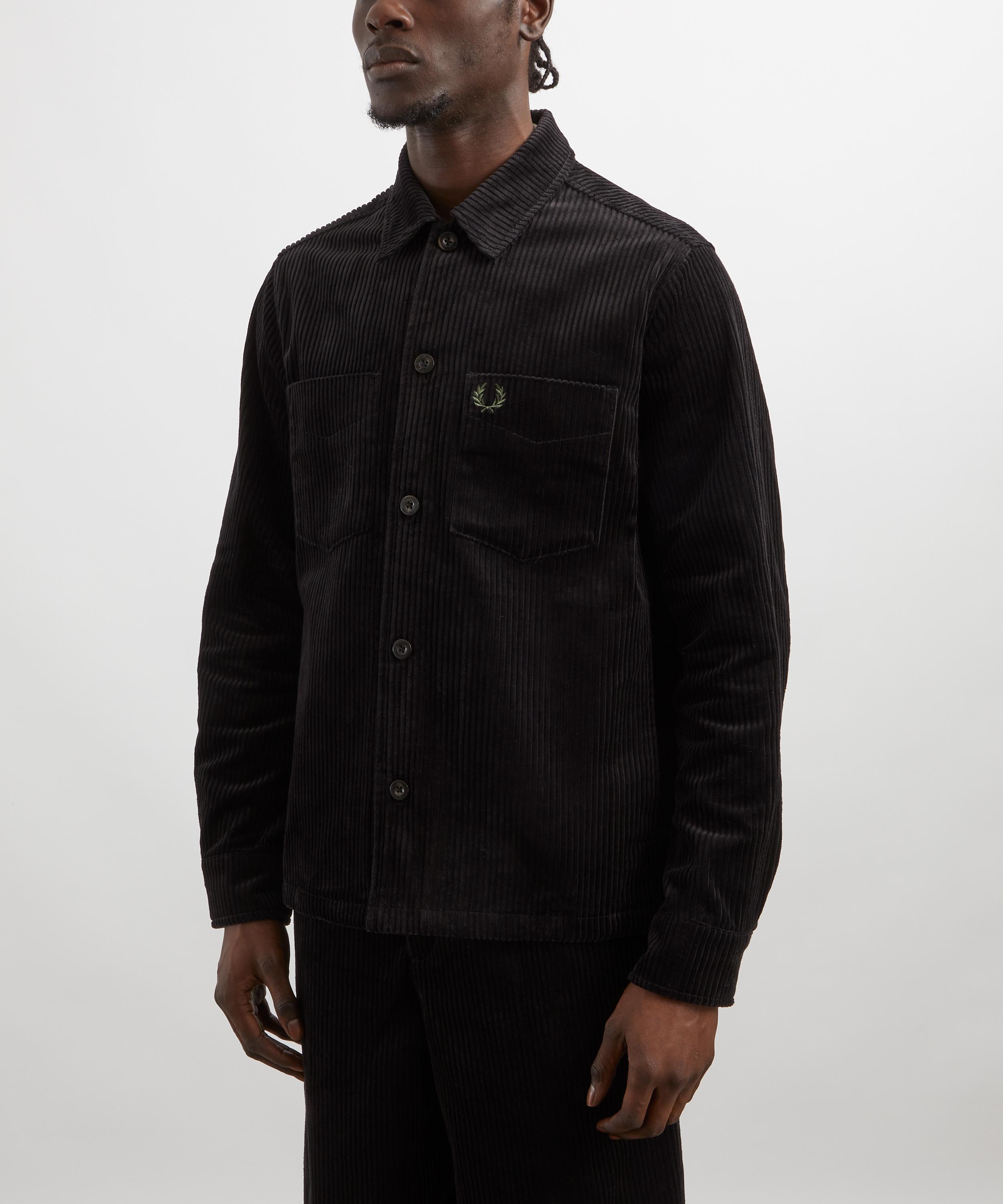 Fred Perry - Black Corduroy Overshirt  image number 2