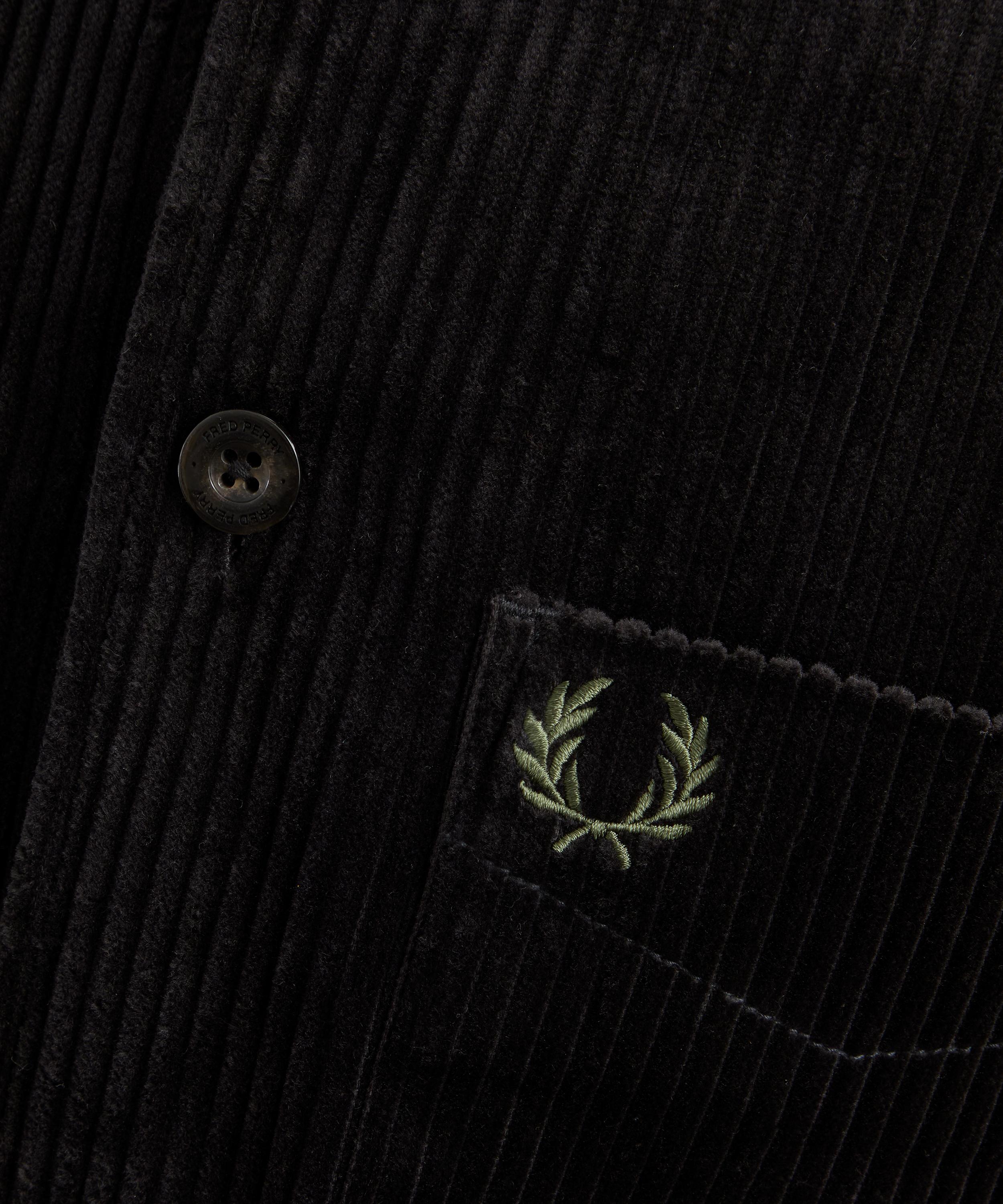 Fred Perry - Black Corduroy Overshirt  image number 4