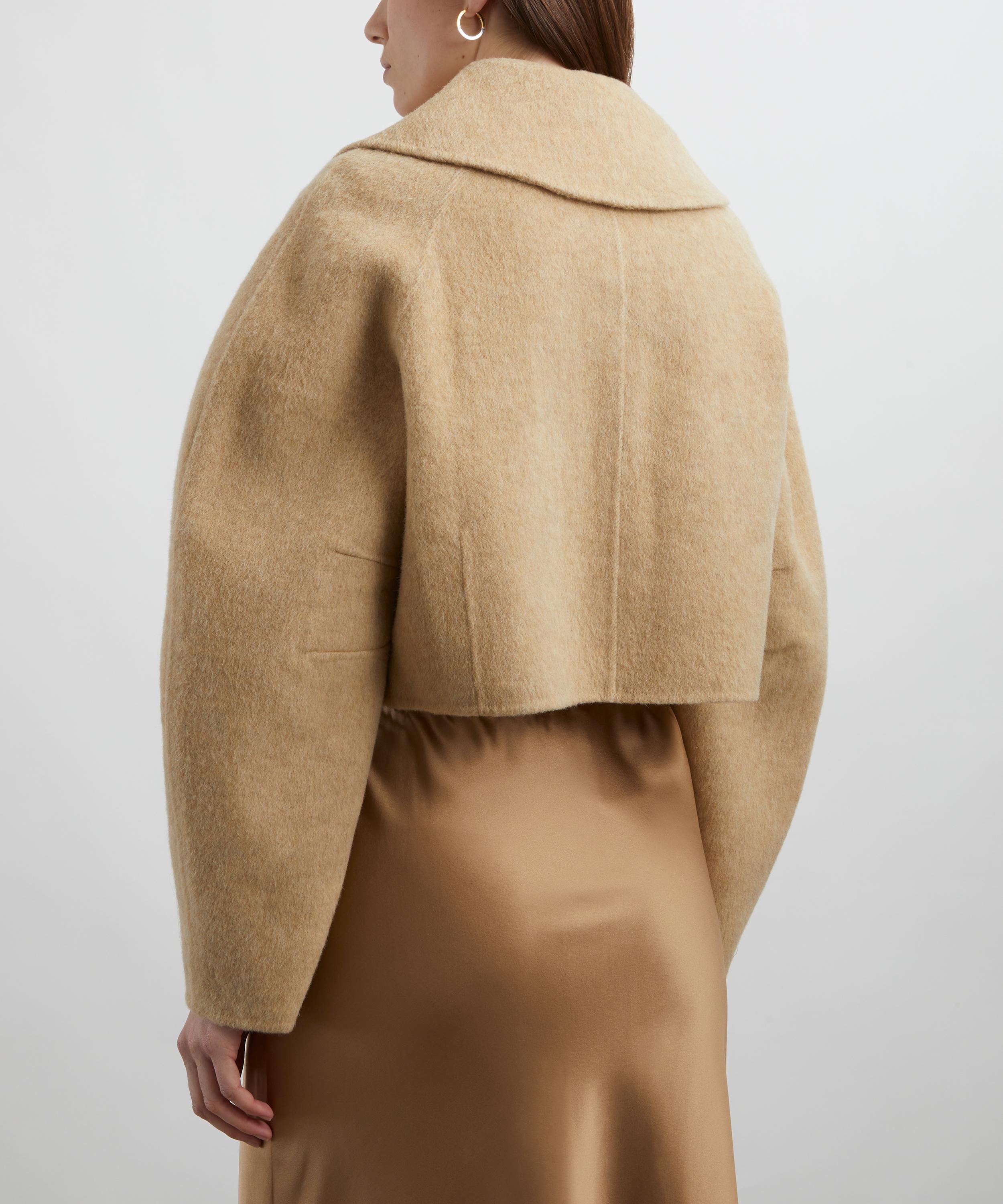 Clea - Alto Cropped Wool-Alpaca Bomber Jacket image number 3