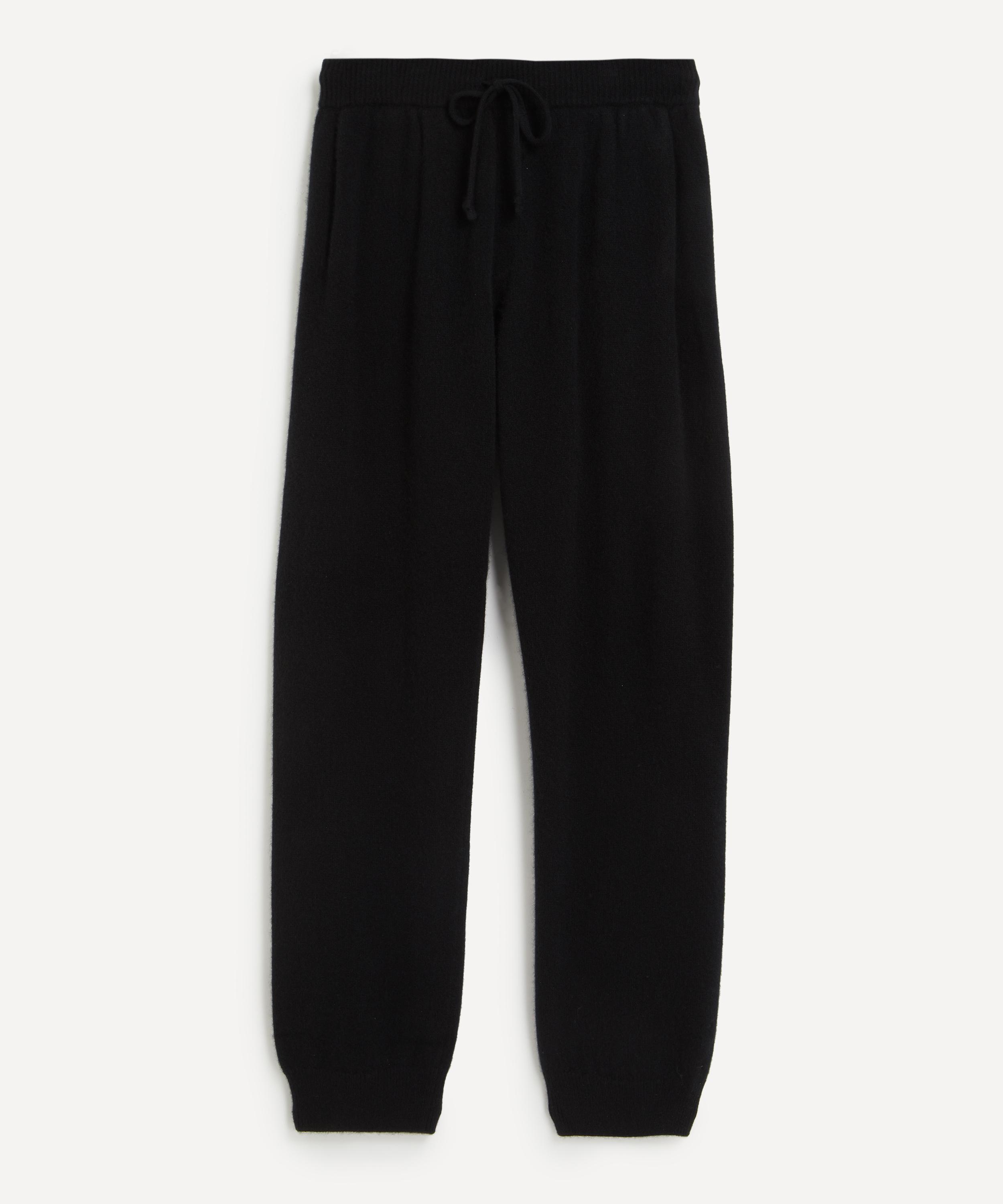 Auralee - Black Baby Cashmere Knit Joggers