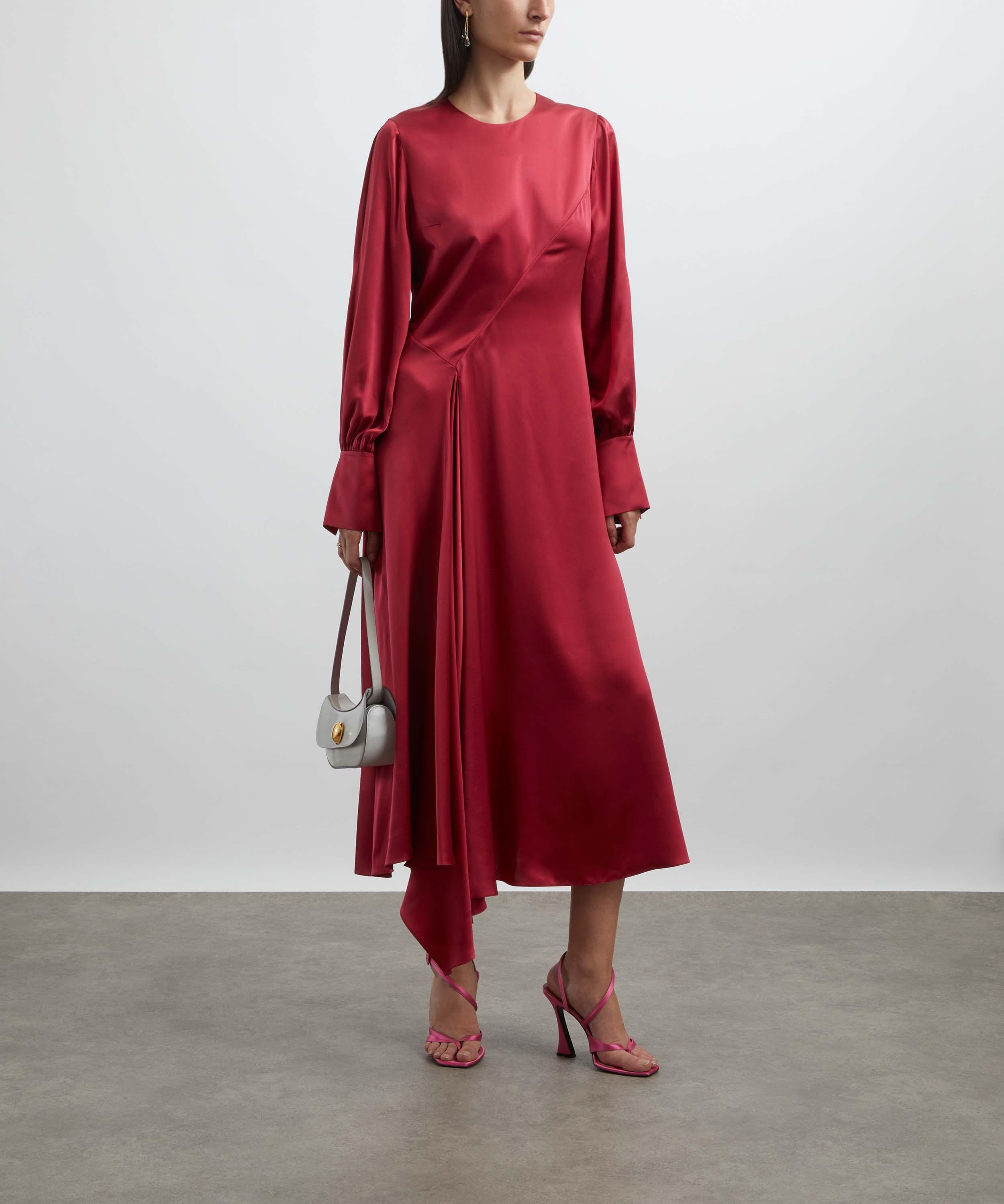 Roksanda - Hayat Scarlet Silk Dress image number 1