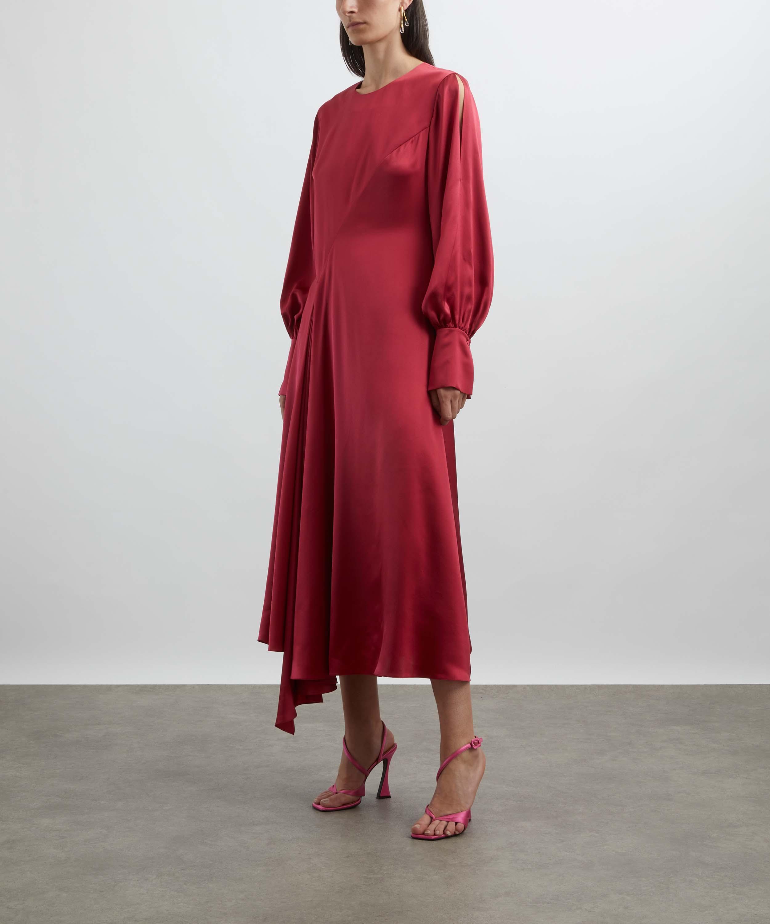 Roksanda - Hayat Scarlet Silk Dress image number 2