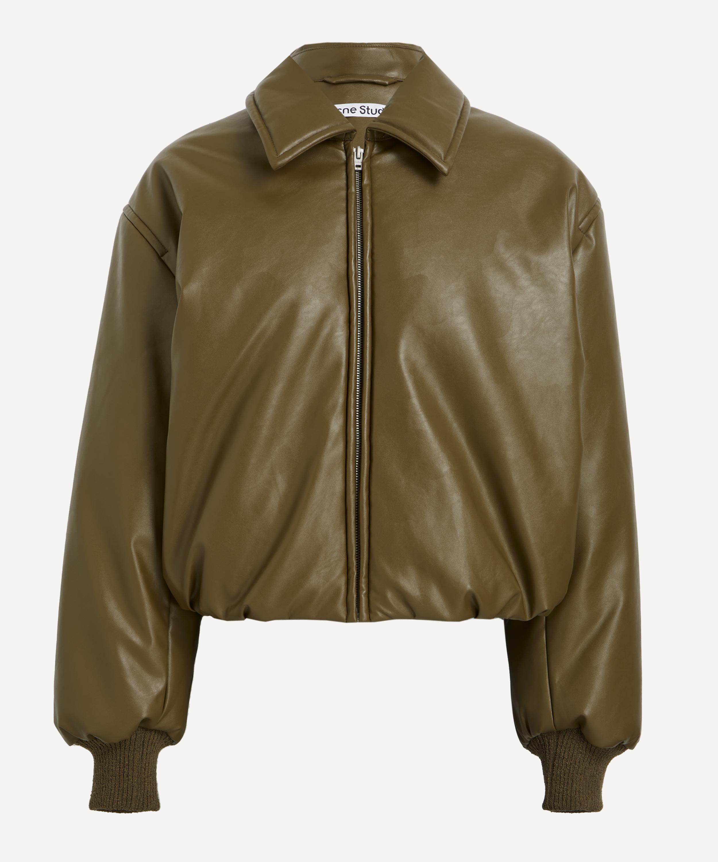 Acne Studios - Khaki Coated Bomber Jacket