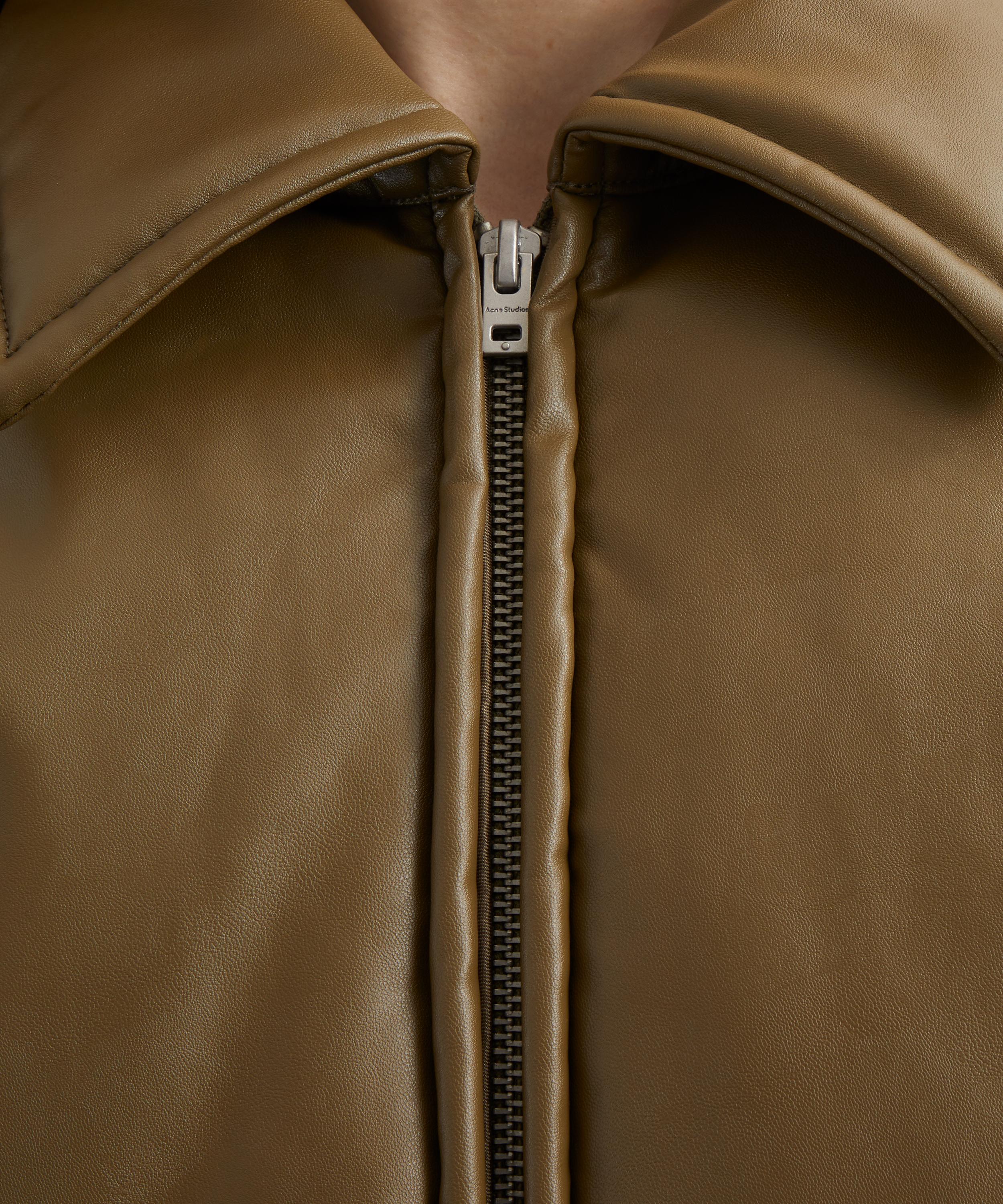 Acne Studios - Khaki Coated Bomber Jacket image number 4