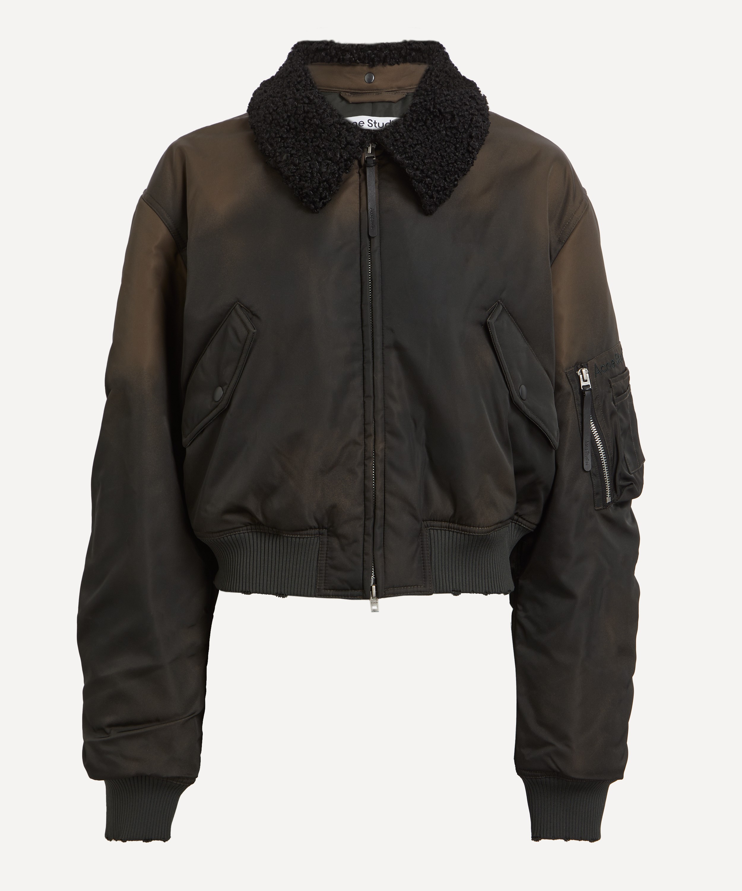 Acne Studios - Furry Collar Bomber Jacket