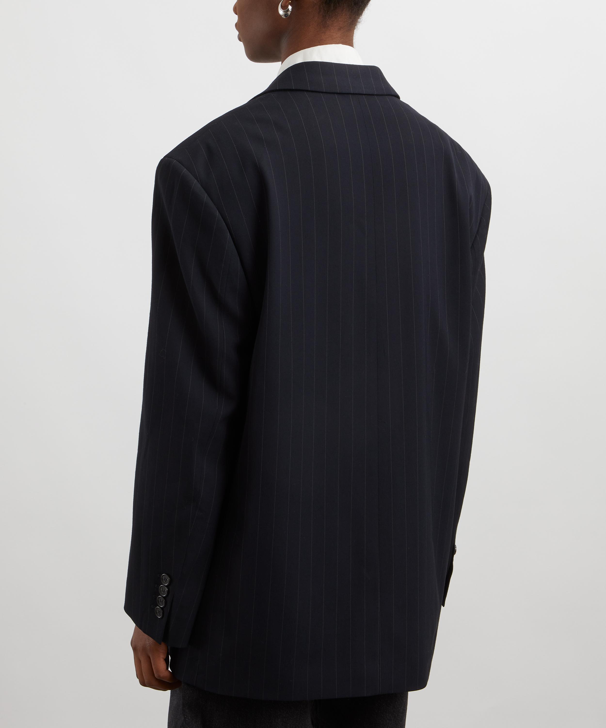 Acne Studios - Single-Breasted Pinstripe Suit Jacket image number 3