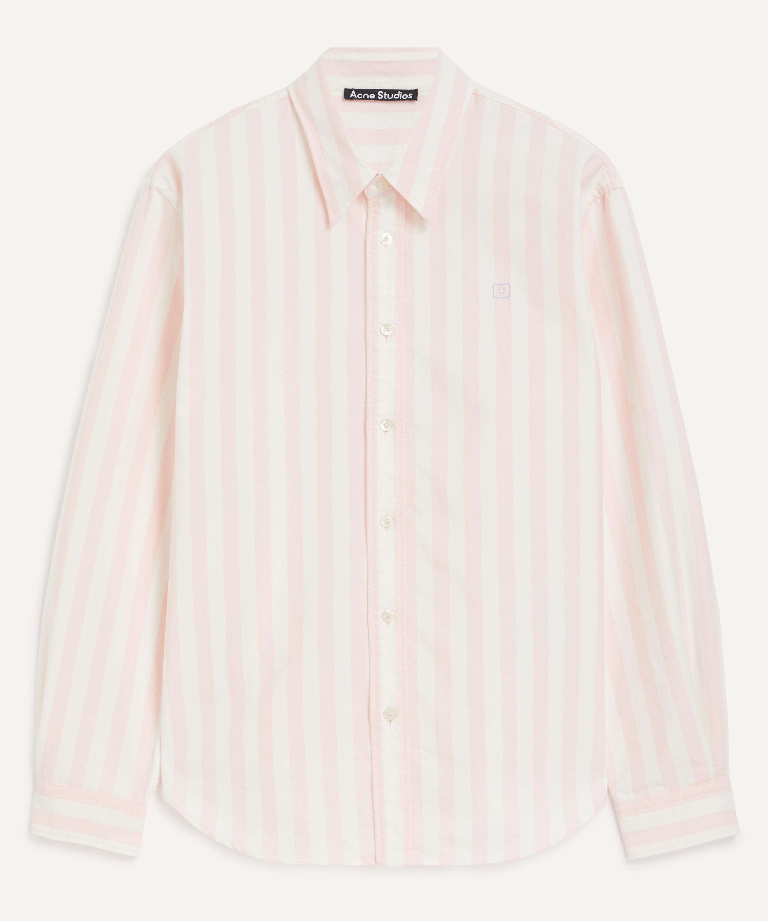 Acne Studios - Pink Stripe Button-Up Shirt image number 0