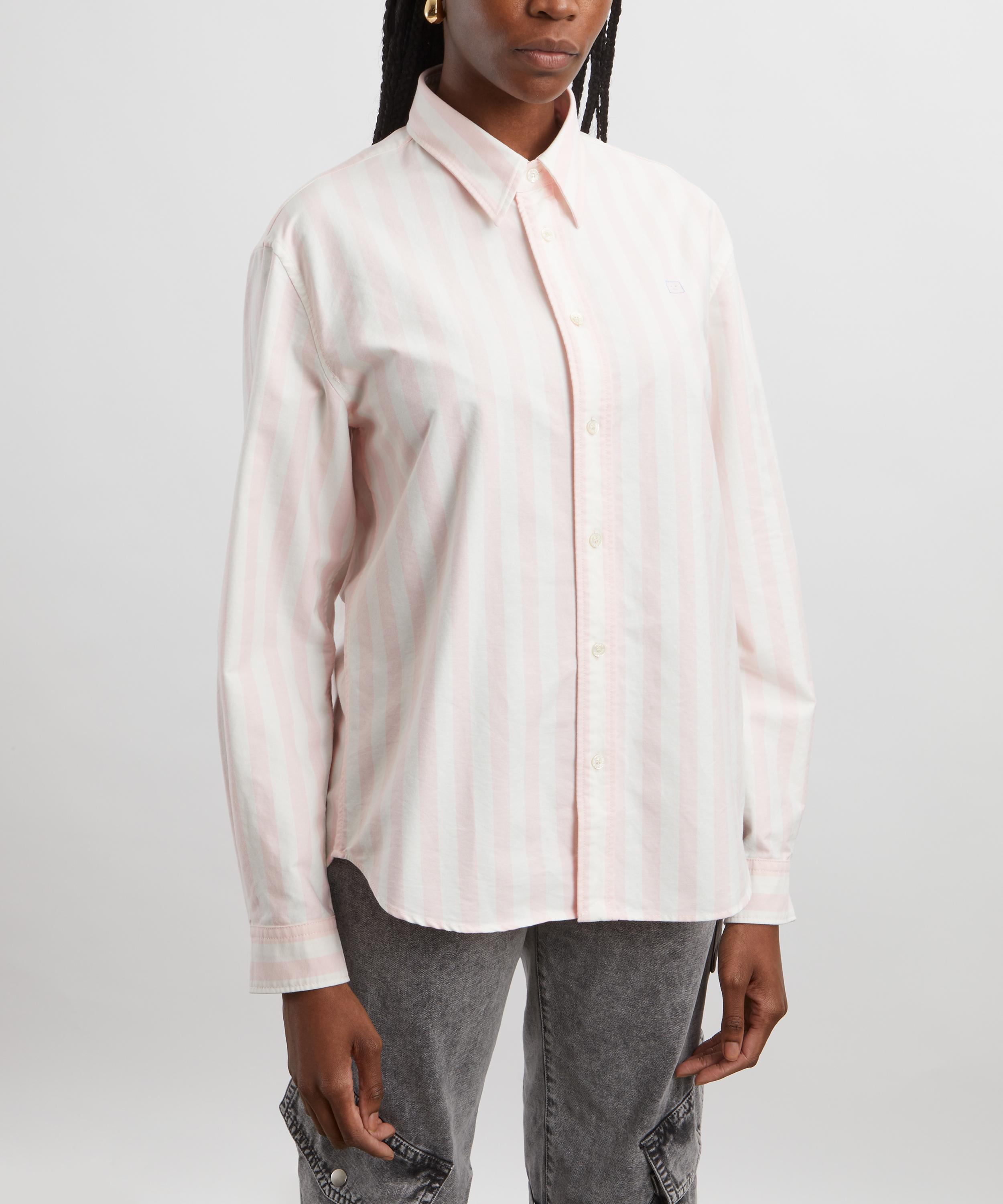 Acne Studios - Pink Stripe Button-Up Shirt image number 2