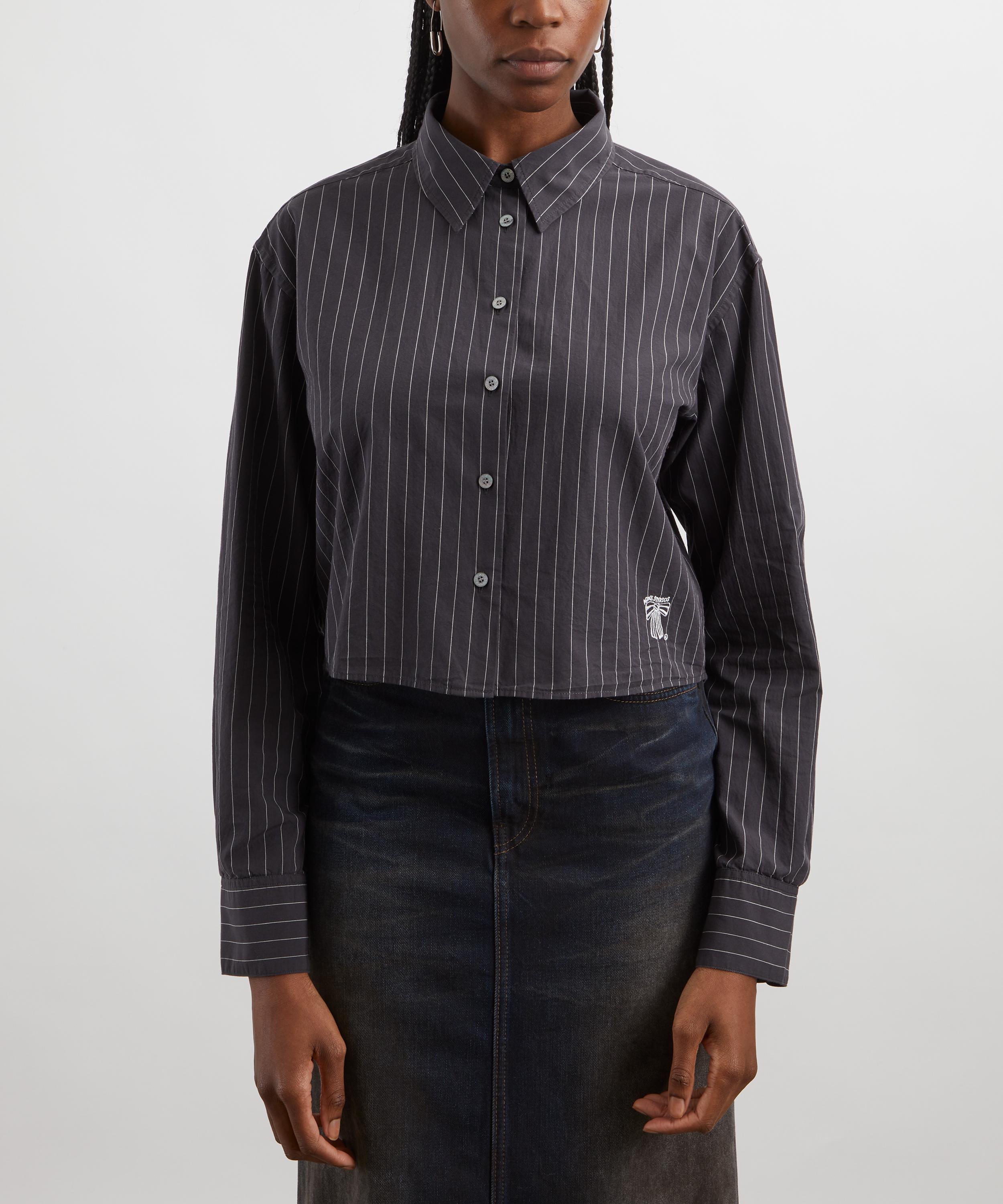 Acne Studios - Jacquard Pinstripe Shirt image number 2