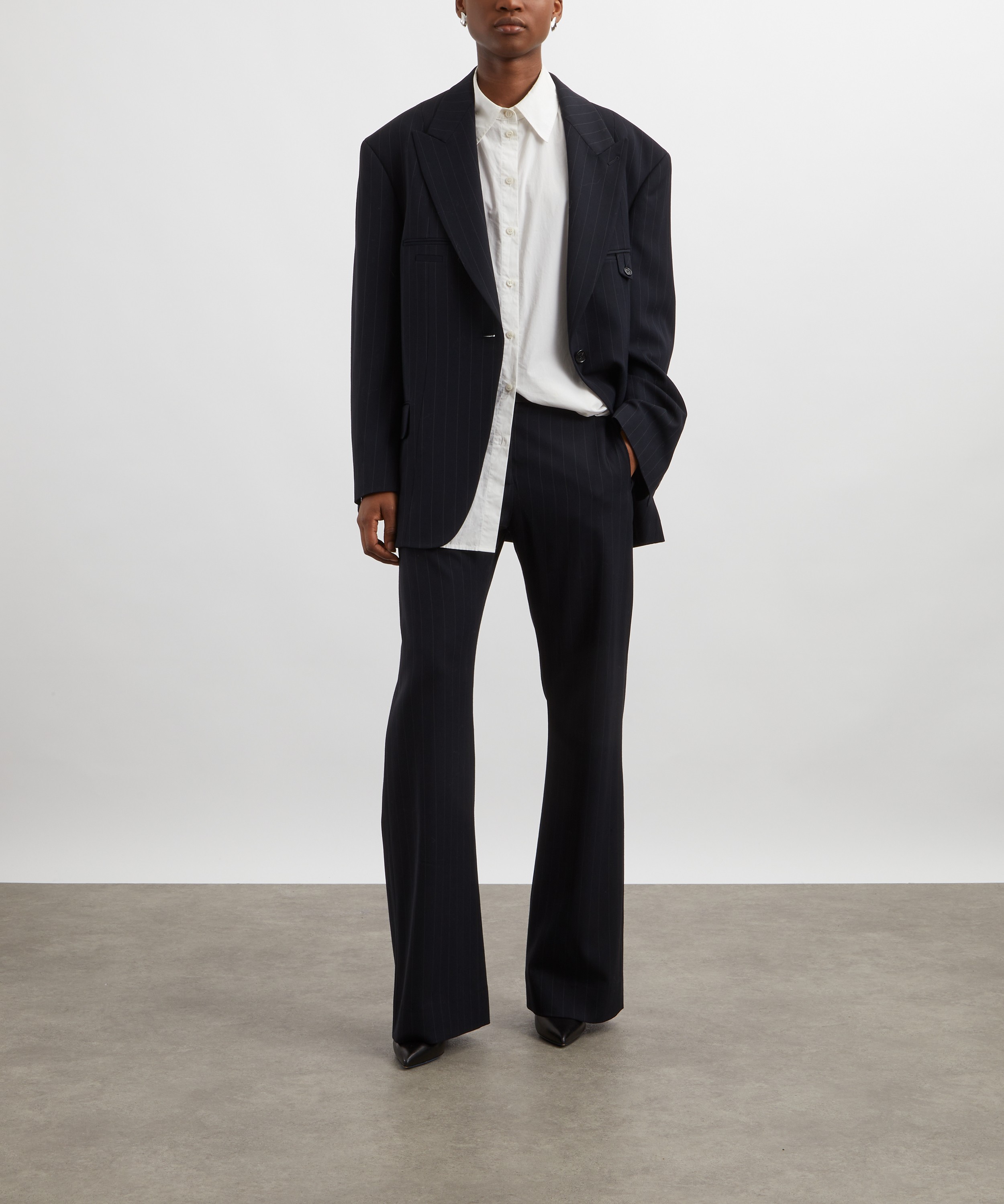 Acne Studios - Tailored Pinstripe Trousers image number 1