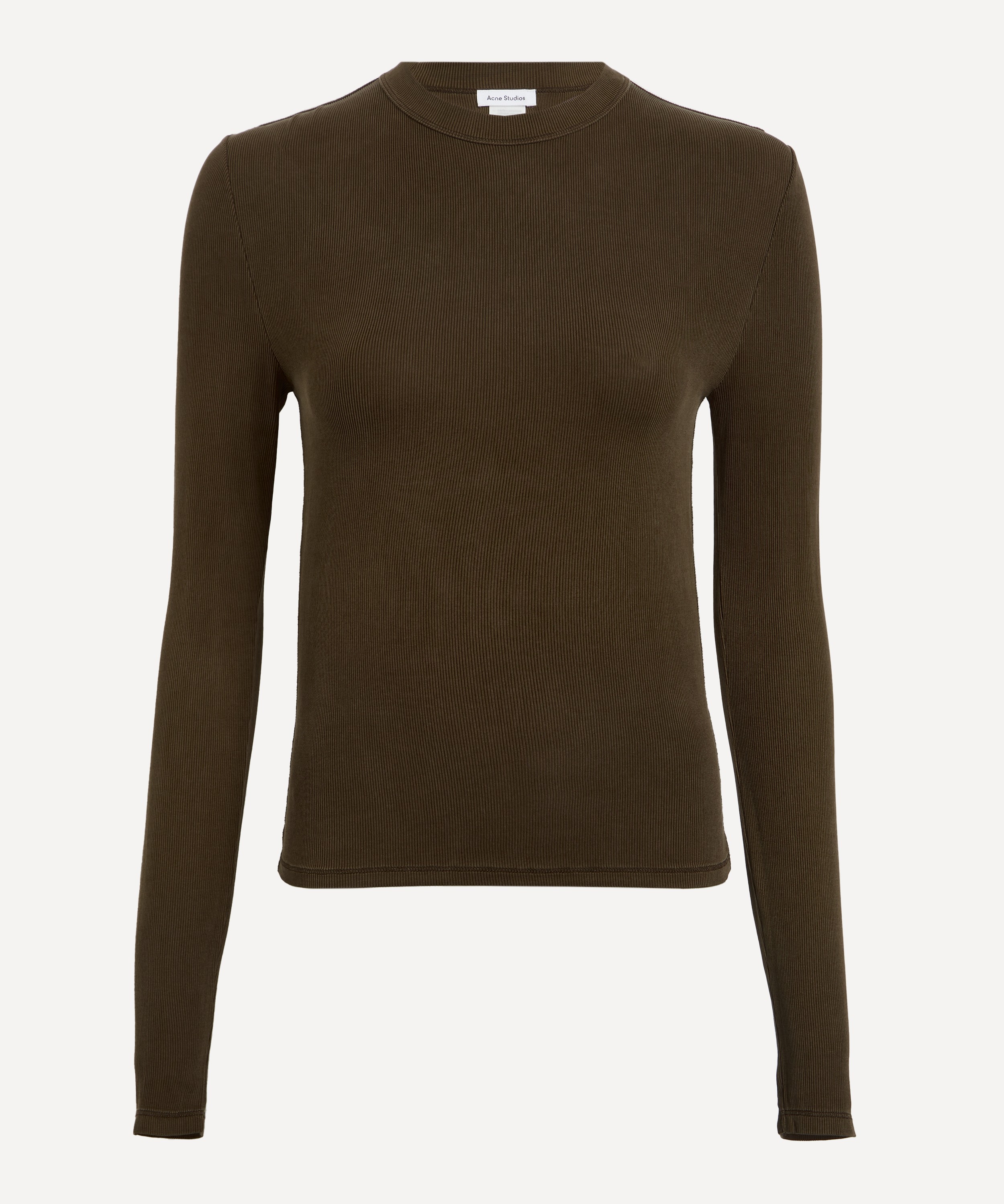 Acne Studios - Ribbed Long Sleeve T-Shirt image number 0