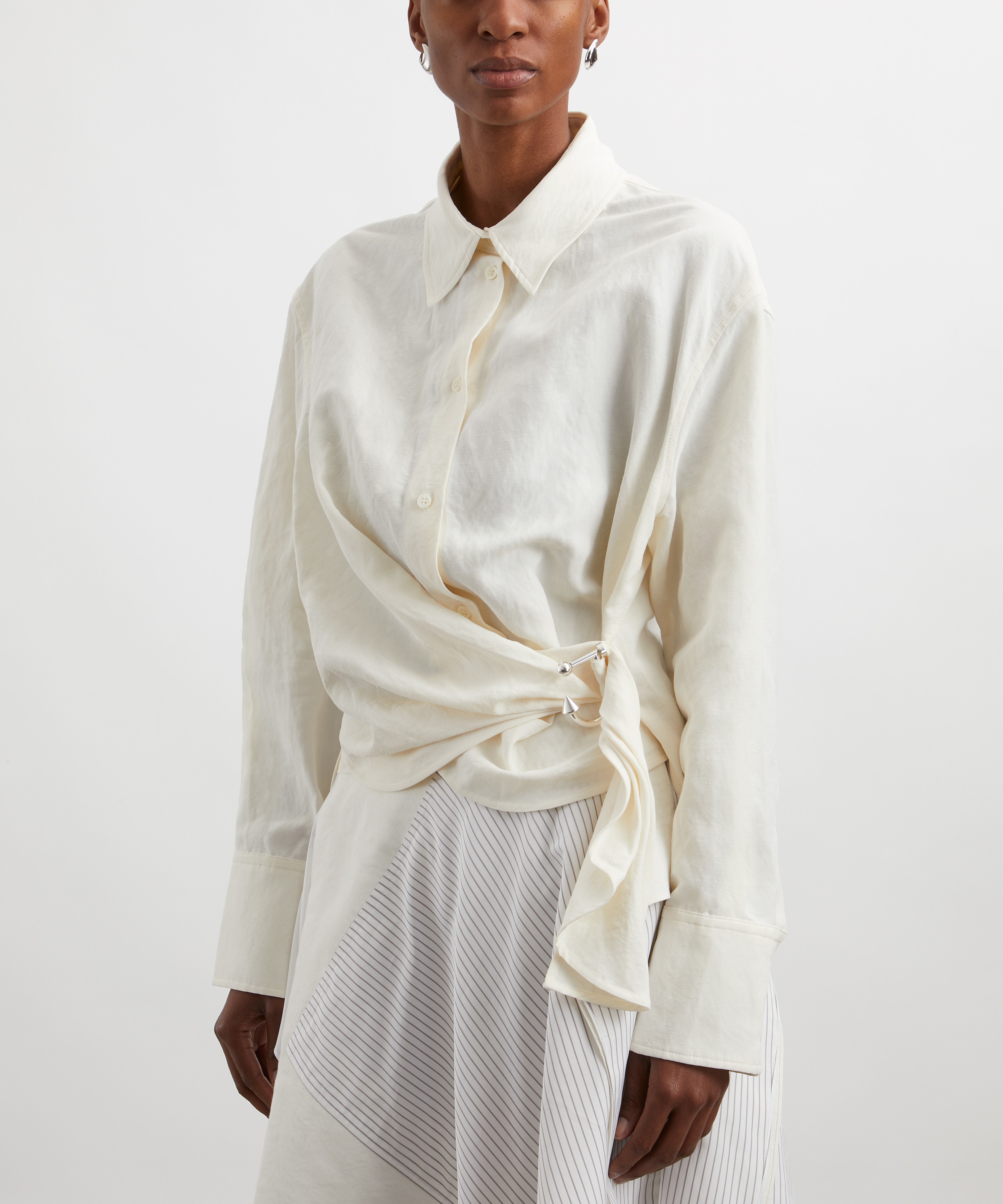 JW Anderson - Draped Twisted Shirt image number 2