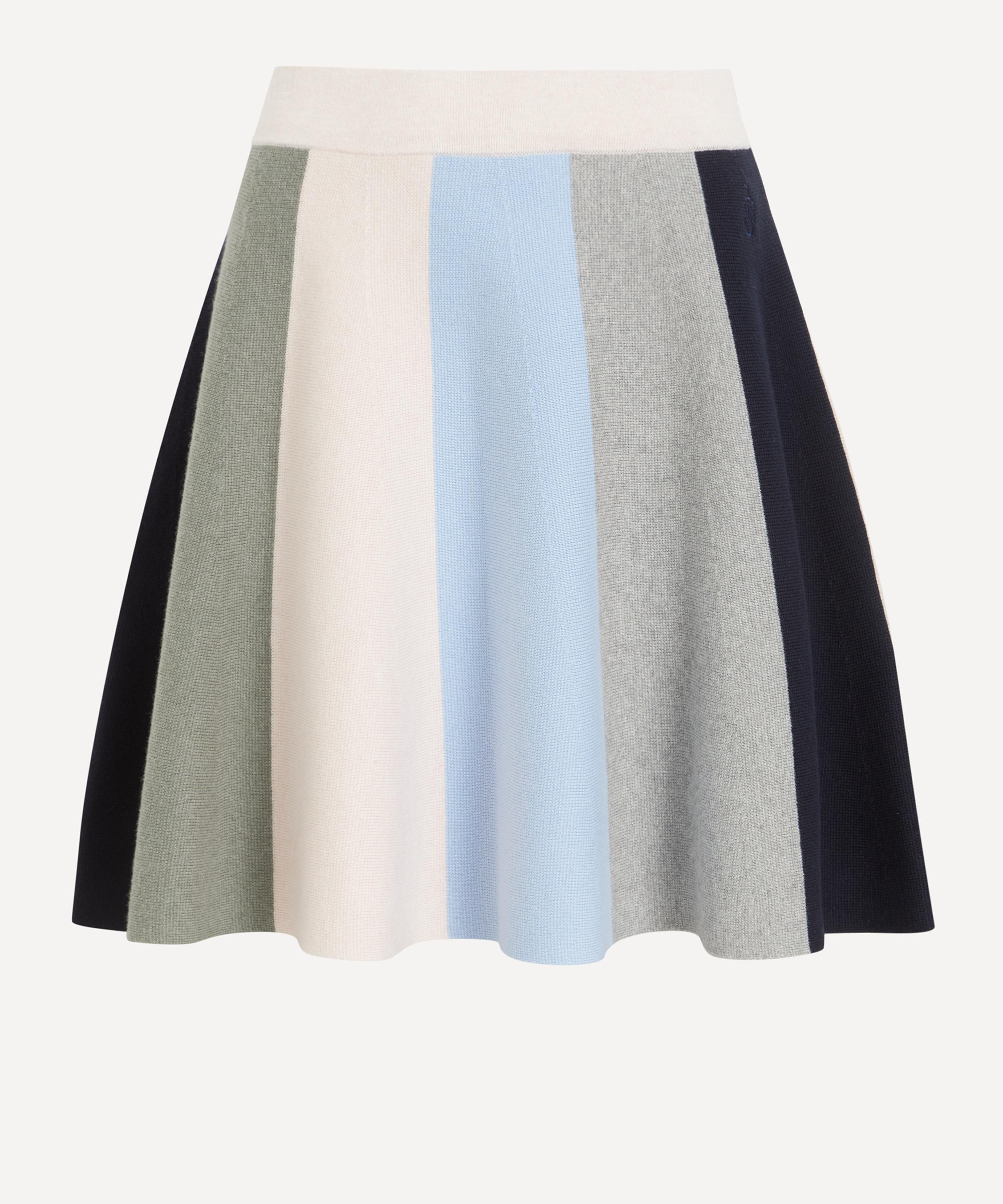 JW Anderson - Panelled Scarf-Knit Skirt image number 0